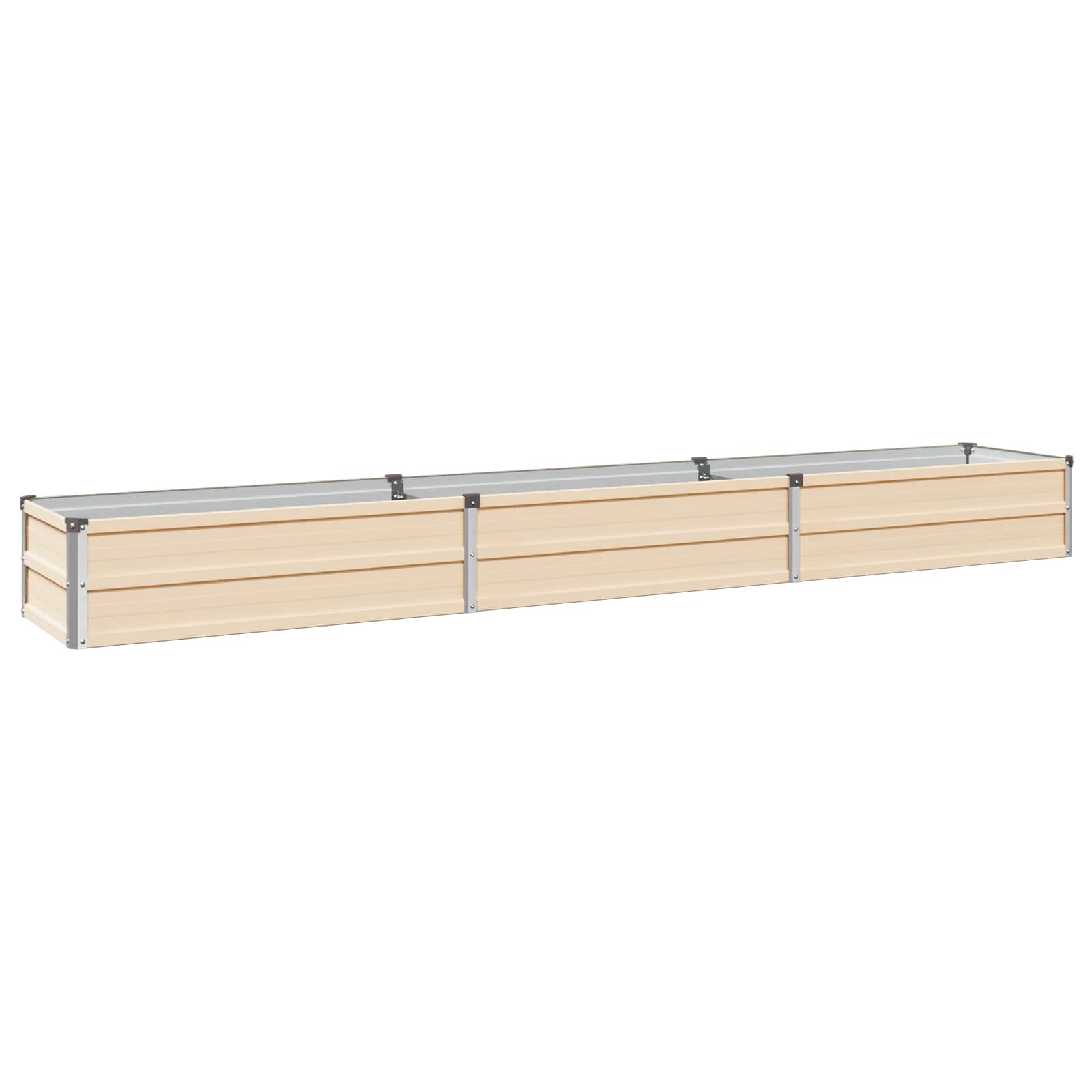Verhoogd Tuinbed Ivoor 240 x 40 x 24 cm koudgewalst staal image 2