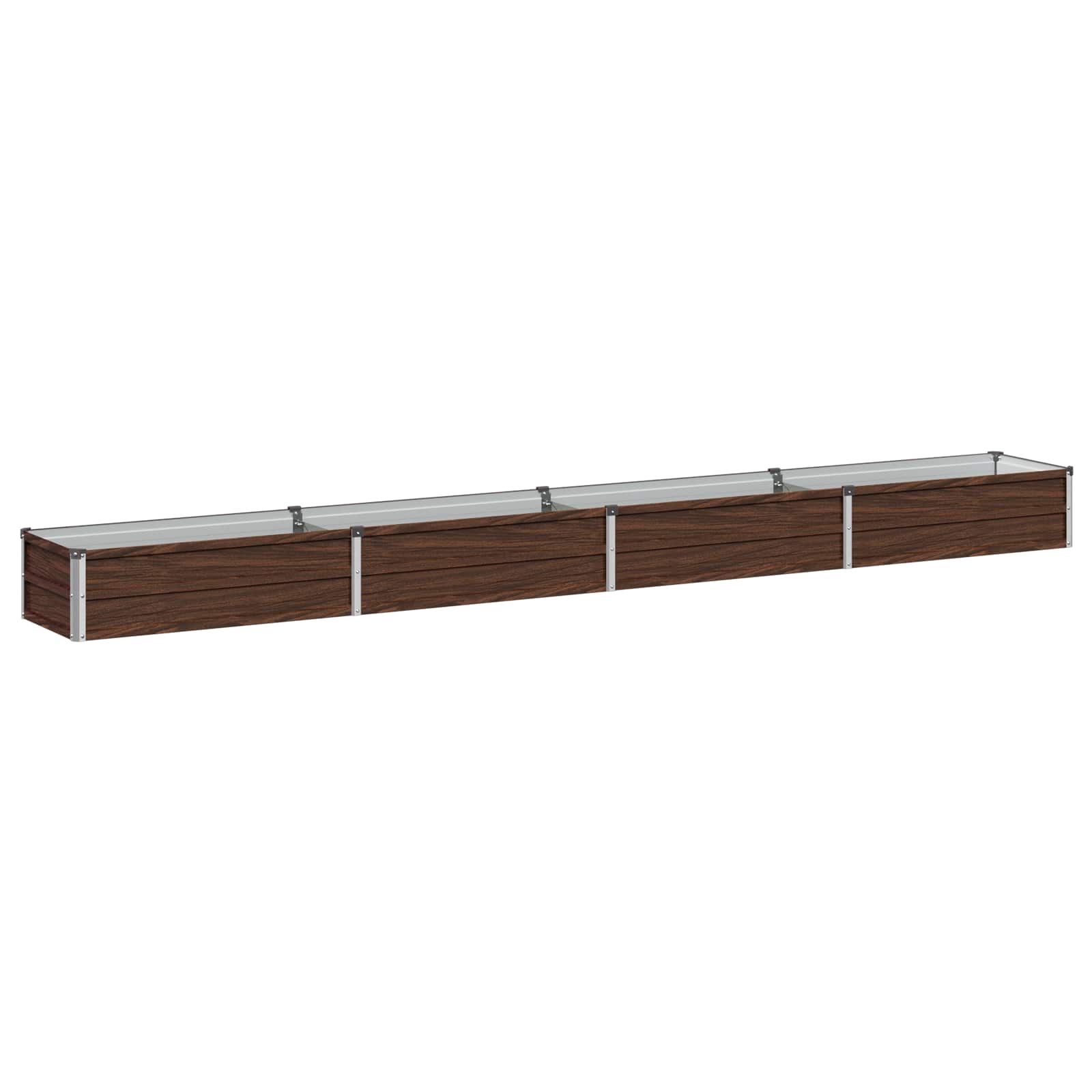 Verhoogd Tuinbed Zwart 320 x 40 x 24 cm koudgewalst staal image 2