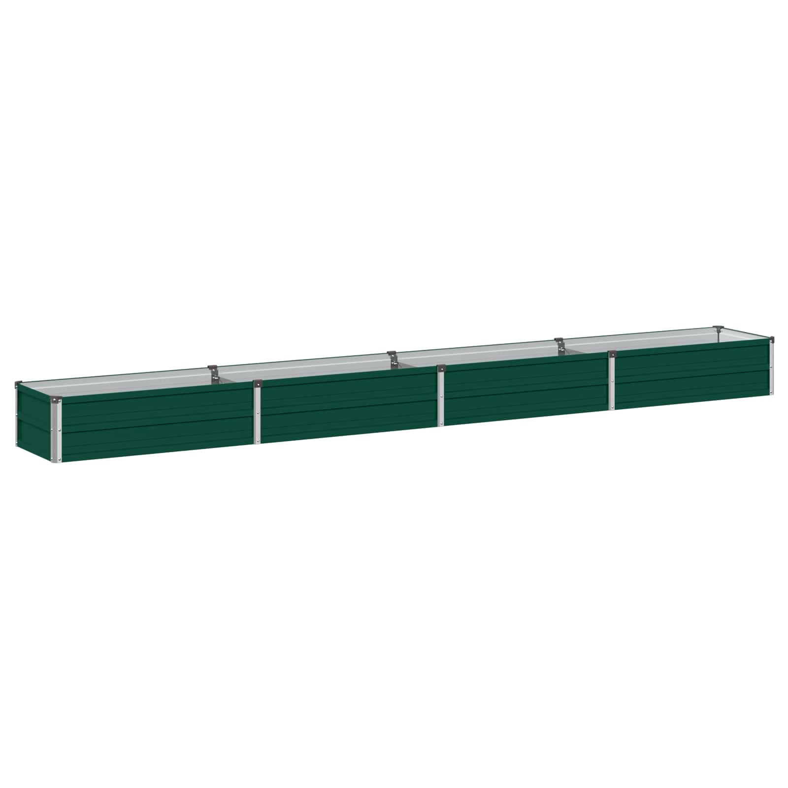 Verhoogd Tuinbed Groen 320 x 40 x 24 cm koudgewalst stalen image 2