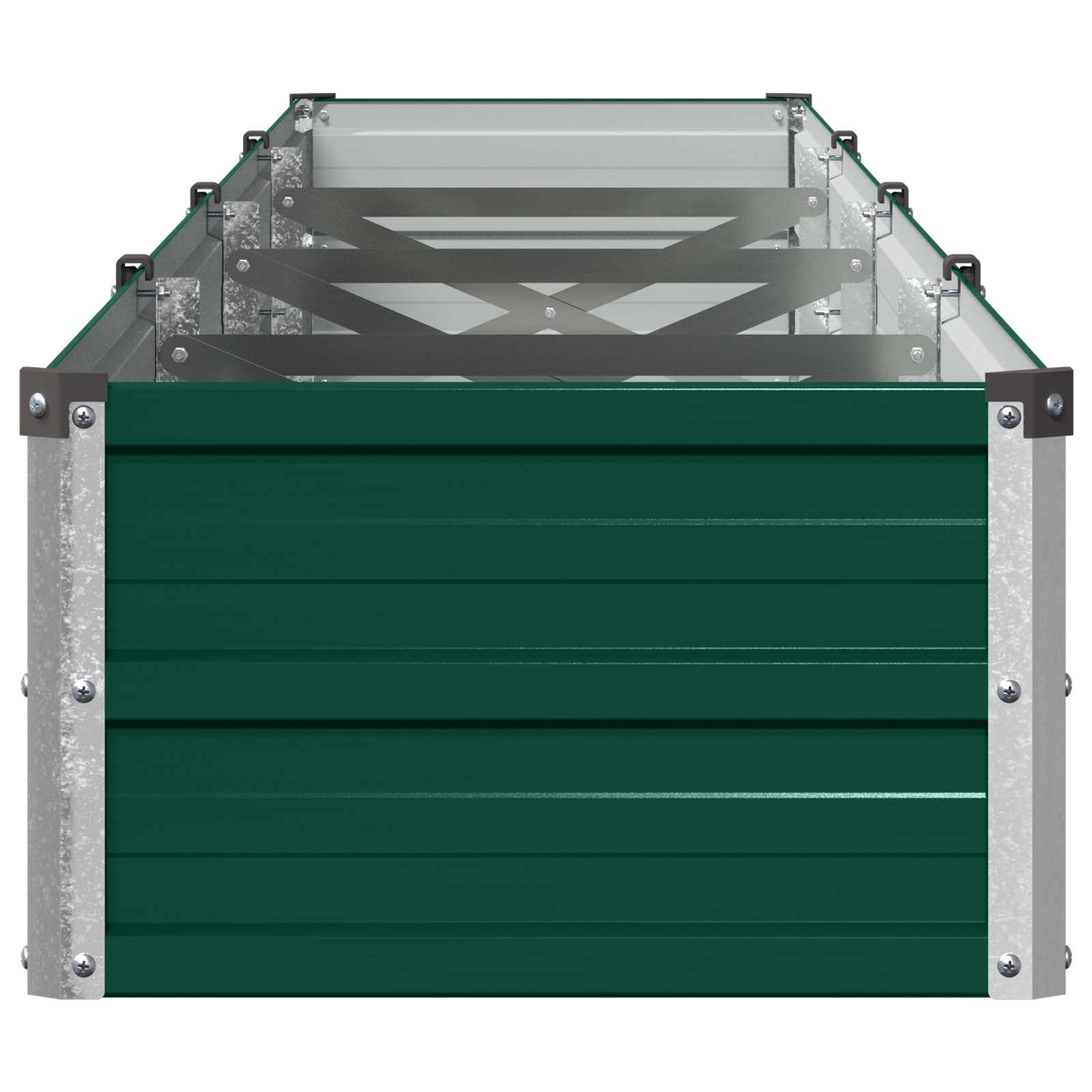 Verhoogd Tuinbed Groen 320 x 40 x 24 cm koudgewalst stalen image 4