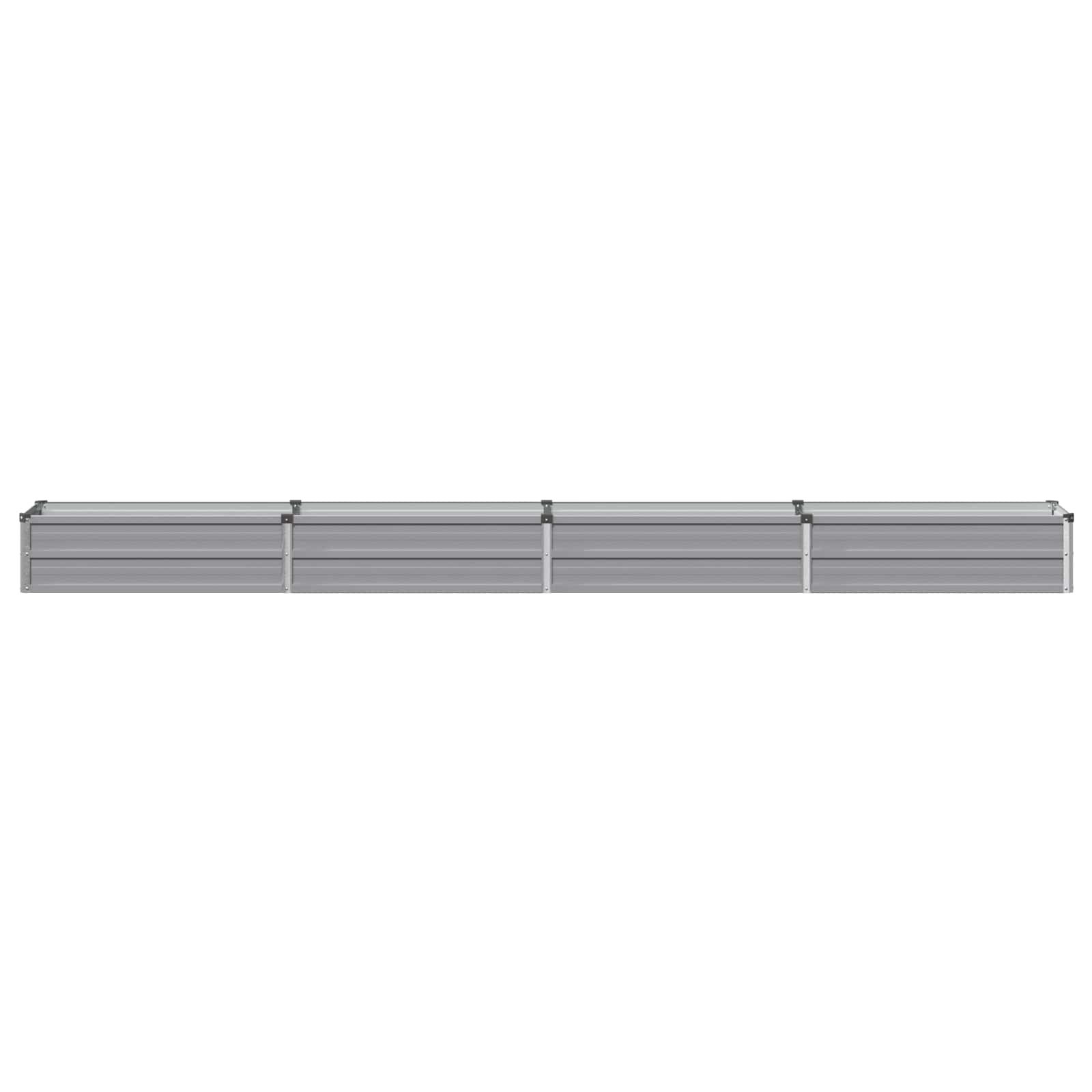 Verhoogd Tuinbed Grijs 320 x 40 x 24 cm koudgewalst staal image 3