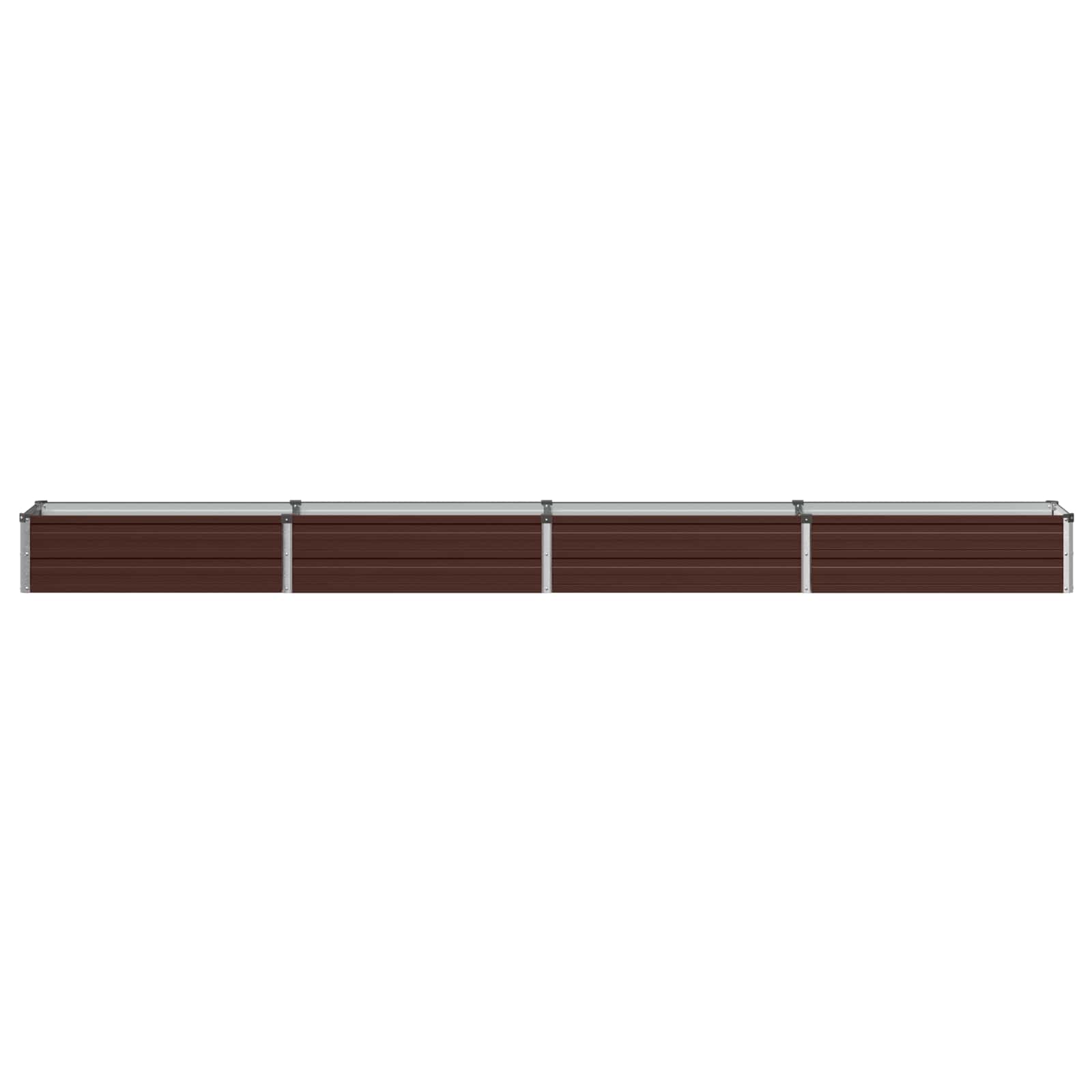 Verhoogd Tuinbed Bruin 320 x 40 x 24 cm koudgewalst staal image 3