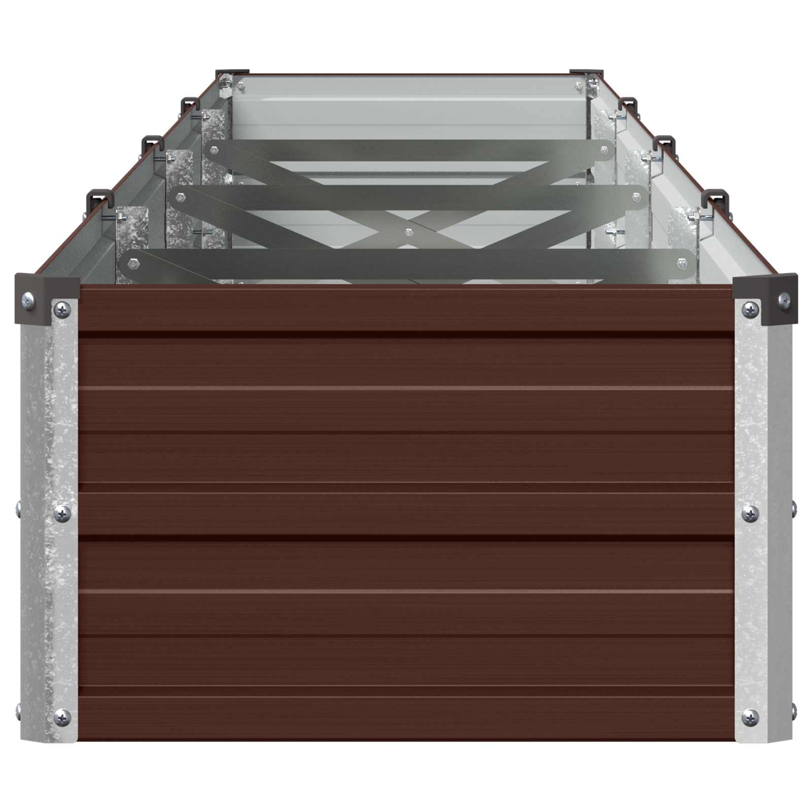 Verhoogd Tuinbed Bruin 320 x 40 x 24 cm koudgewalst staal image 4