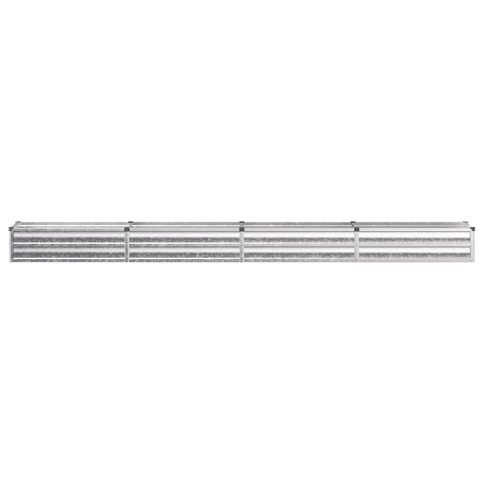 Verhoogd Tuinbed Zilverkleurig 320 x 40 x 24 cm gegalvaniseerd image 3