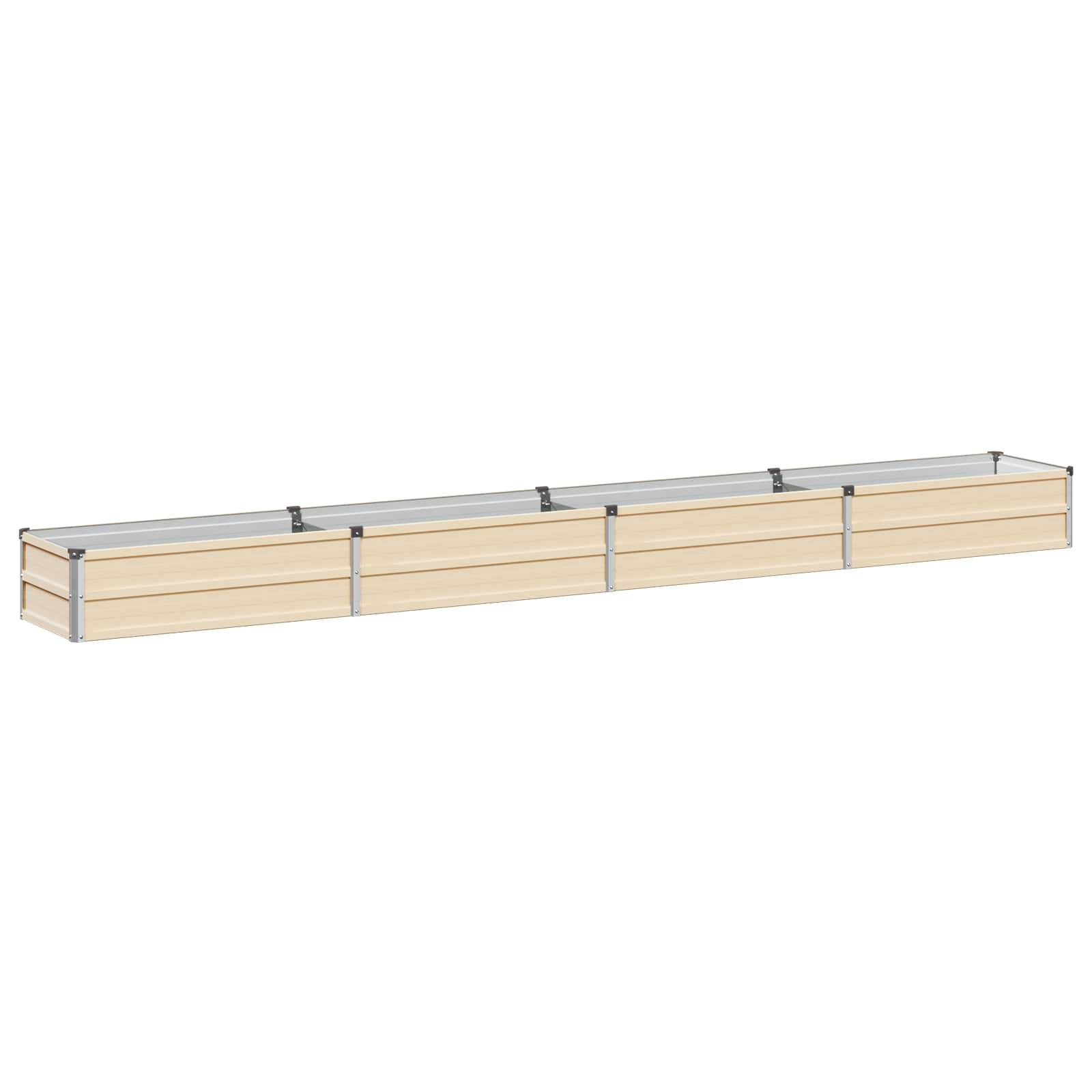 Verhoogd Tuinbed Ivoor 320 x 40 x 24 cm koudgewalst staal image 2