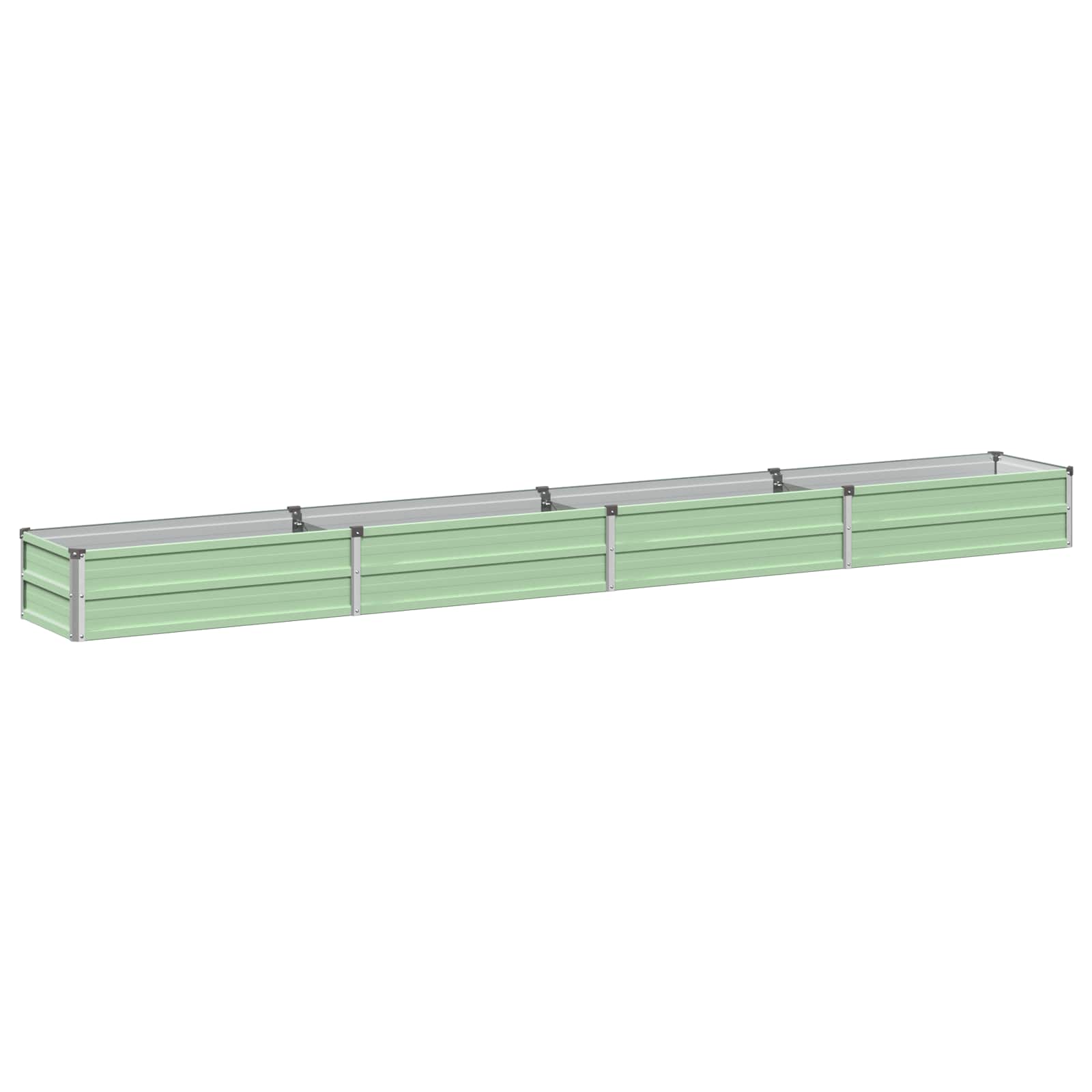 Verhoogd Tuinbed Pastelgroen 320 x 40 x 24 cm koudgewalst staal image 2