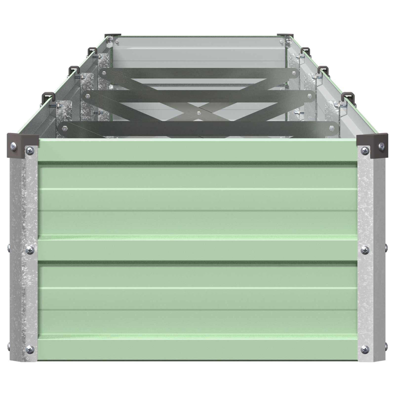 Verhoogd Tuinbed Pastelgroen 320 x 40 x 24 cm koudgewalst staal image 4