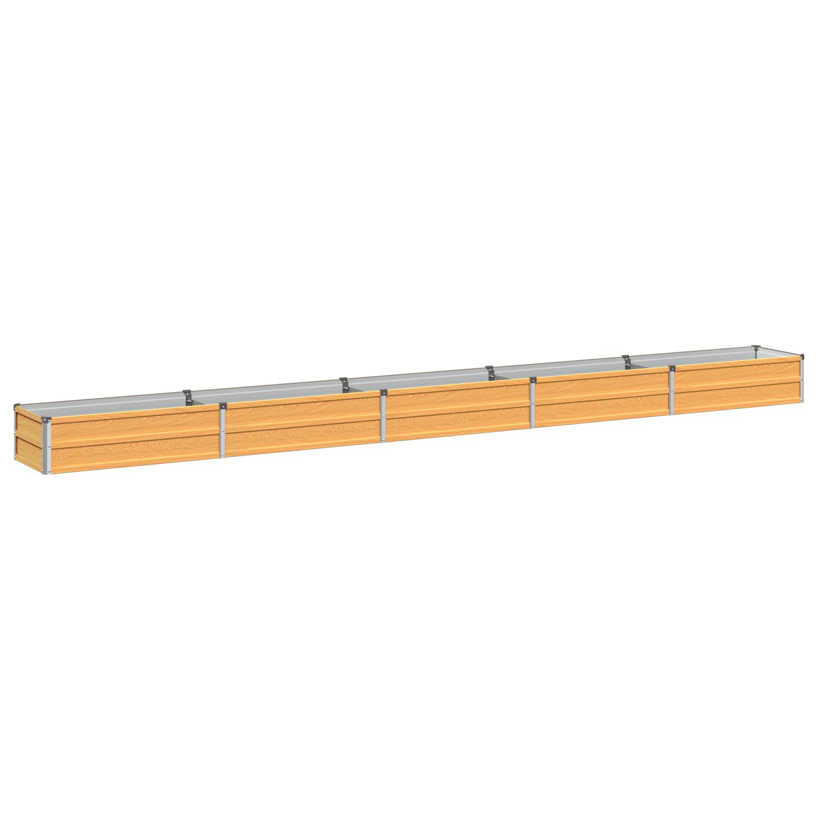 Verhoogd Tuinbed Naturel 400 x 40 x 24 cm koudgewalst staal image 2