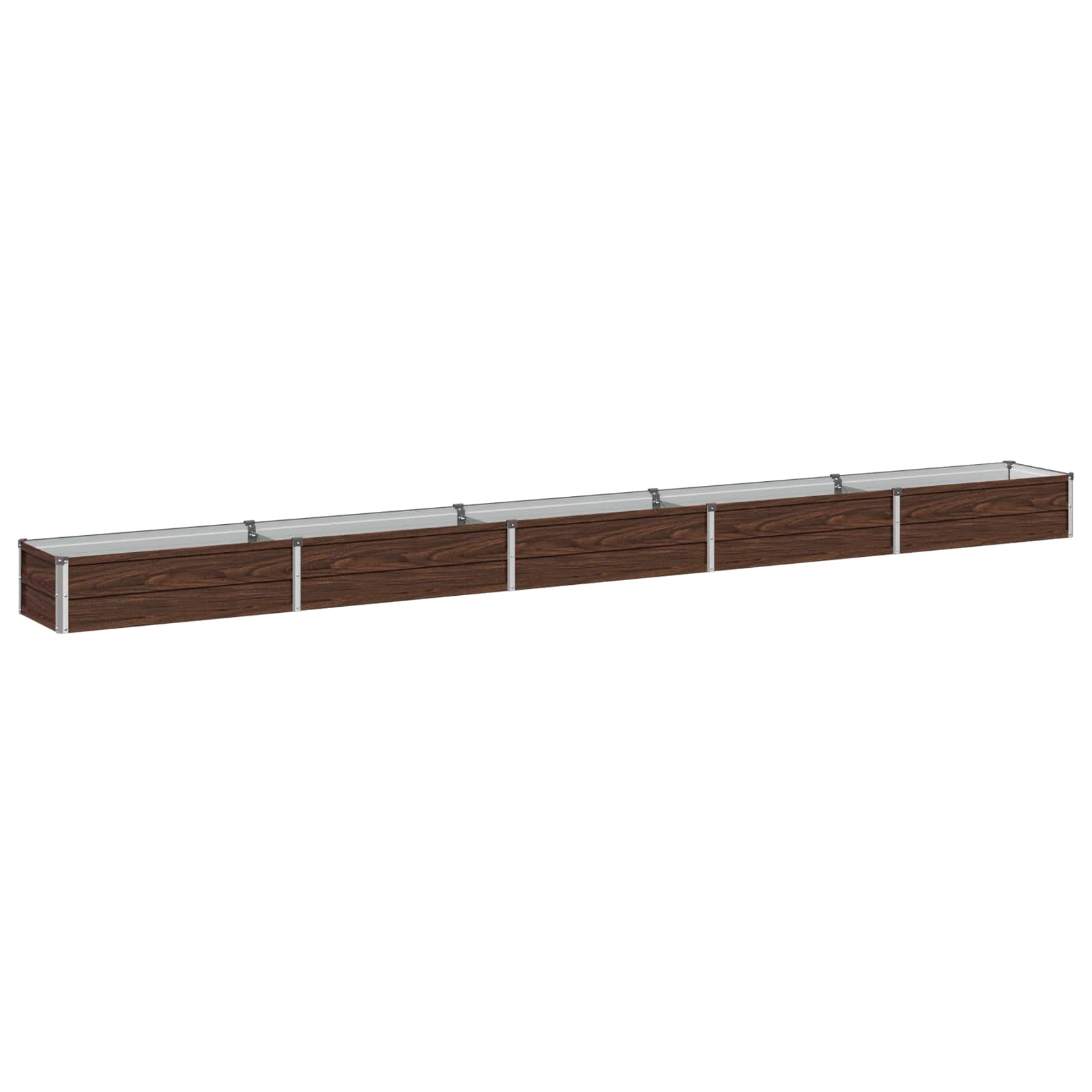 Verhoogd Tuinbed Zwart 400 x 40 x 24 cm koudgewalst staal image 2