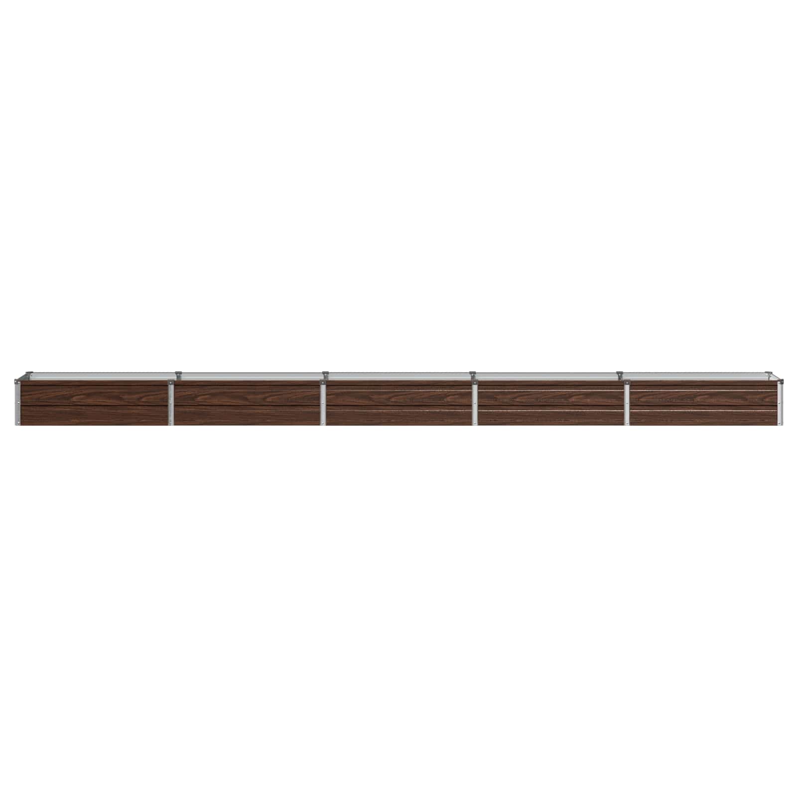 Verhoogd Tuinbed Zwart 400 x 40 x 24 cm koudgewalst staal image 3