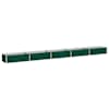 vidaXL T&otilde;stetud Aiapeenar Roheline 400 x 40 x 24 cm k&uuml;lmvalatud teras