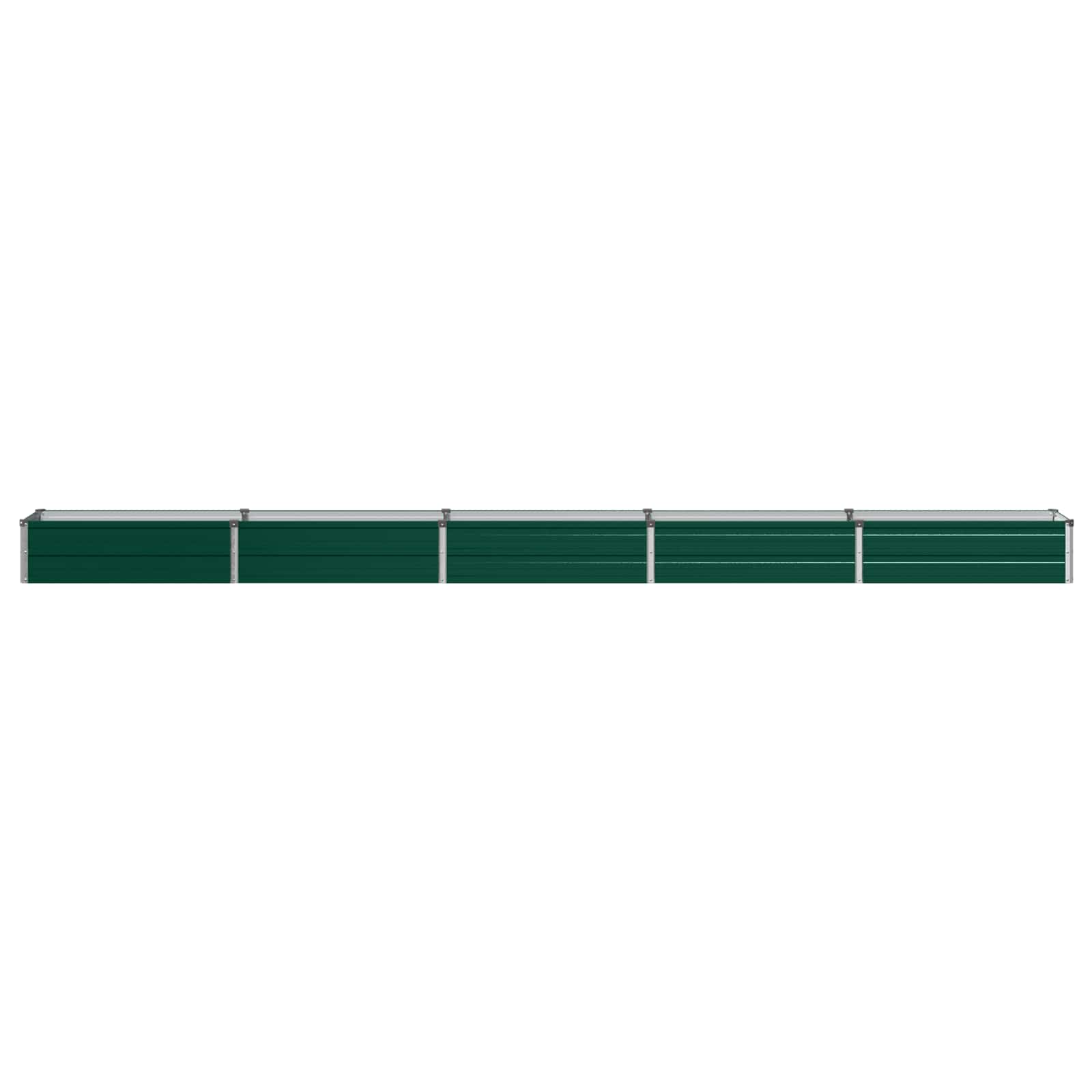 Verhoogd Tuinbed Groen 400 x 40 x 24 cm koudgewalst stalen image 2