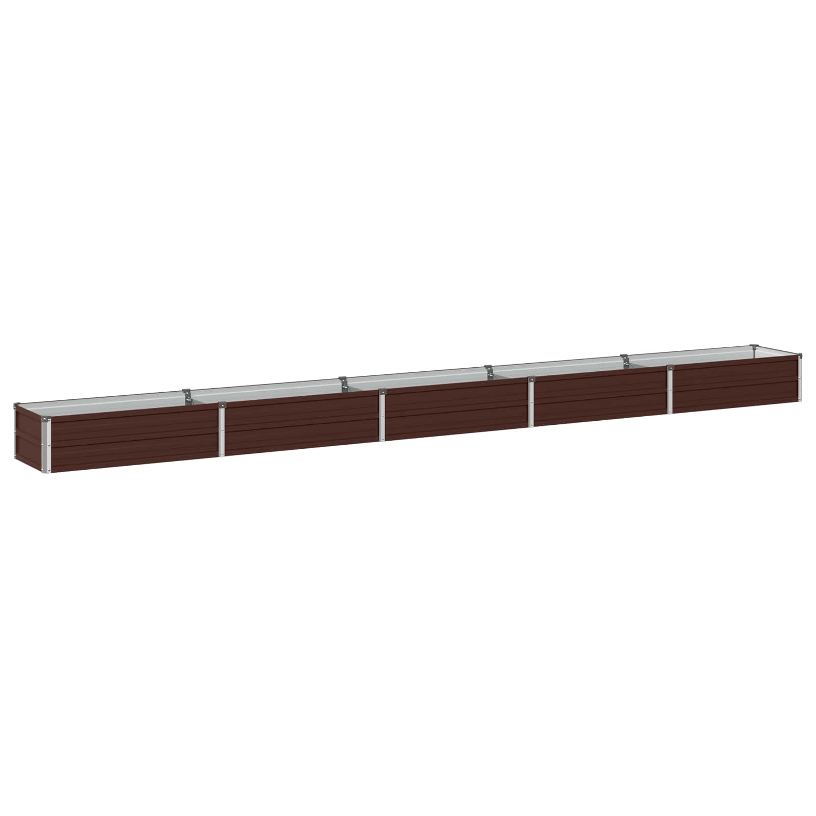 Verhoogd Tuinbed Bruin 400 x 40 x 24 cm koudgewalst staal image 2