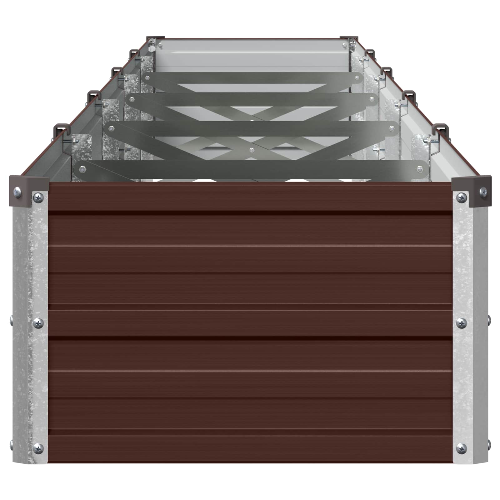 Verhoogd Tuinbed Bruin 400 x 40 x 24 cm koudgewalst staal image 4