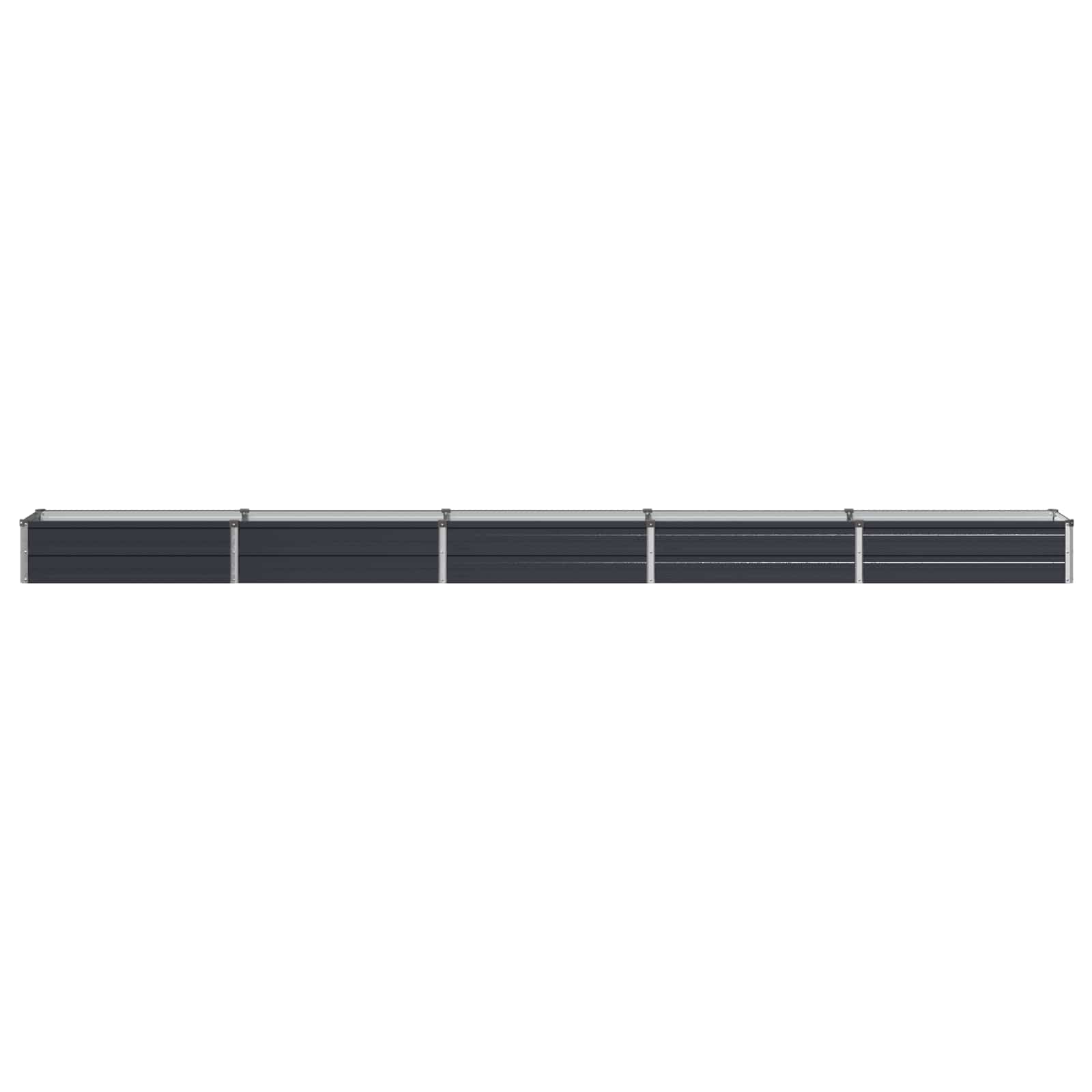 Verhoogd Tuinbed Antracietkleurig 400 x 40 x 24 cm image 3