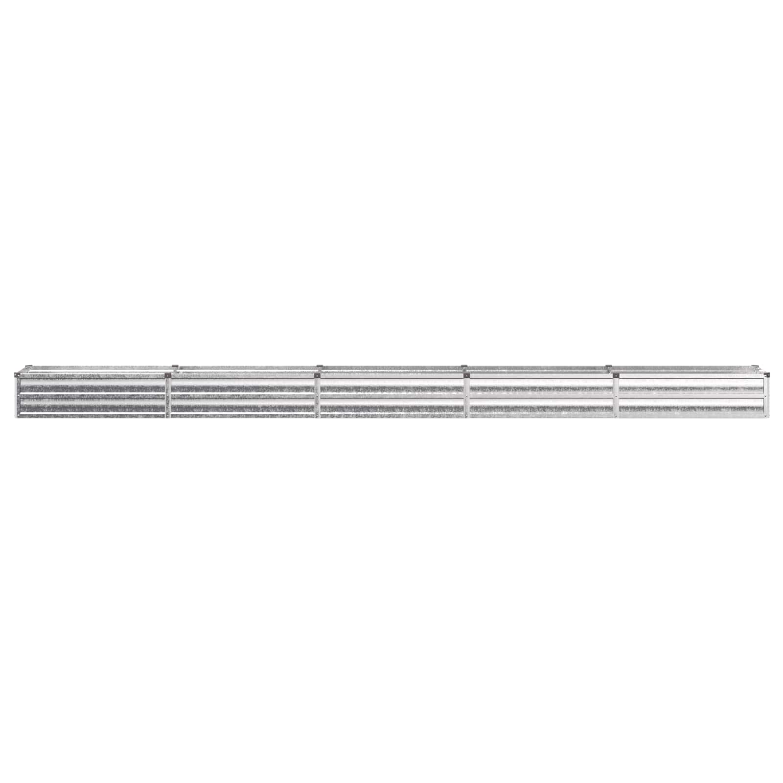 Verhoogd Tuinbed Zilverkleurig 400 x 40 x 24 cm gegalvaniseerd image 3
