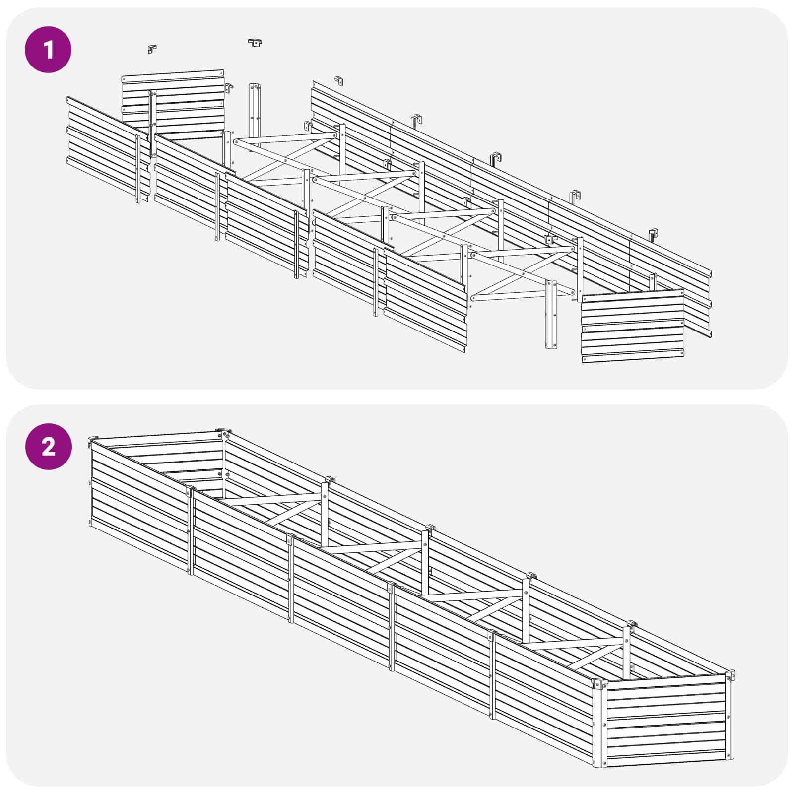 Verhoogd Tuinbed Roestig 400 x 40 x 24 cm corton image 10