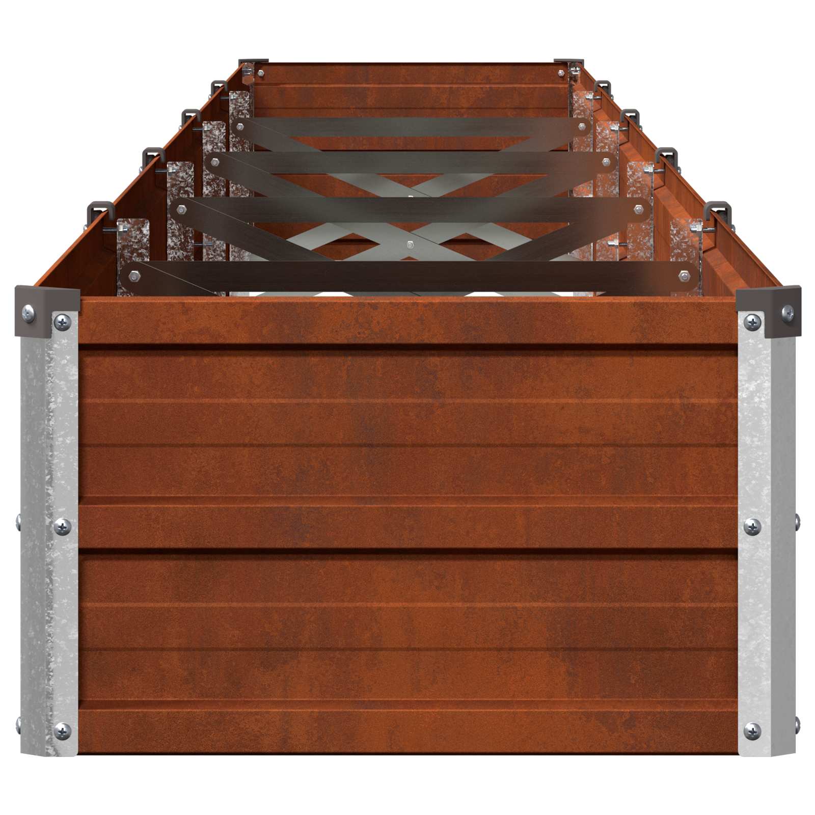 Verhoogd Tuinbed Roestig 400 x 40 x 24 cm corton image 5