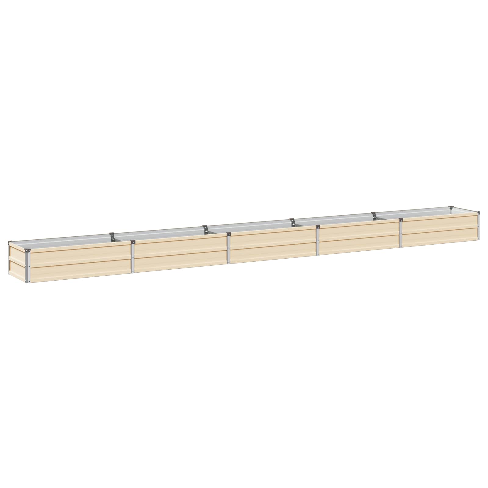 Verhoogd Tuinbed Ivoor 400 x 40 x 24 cm koudgewalst staal image 2