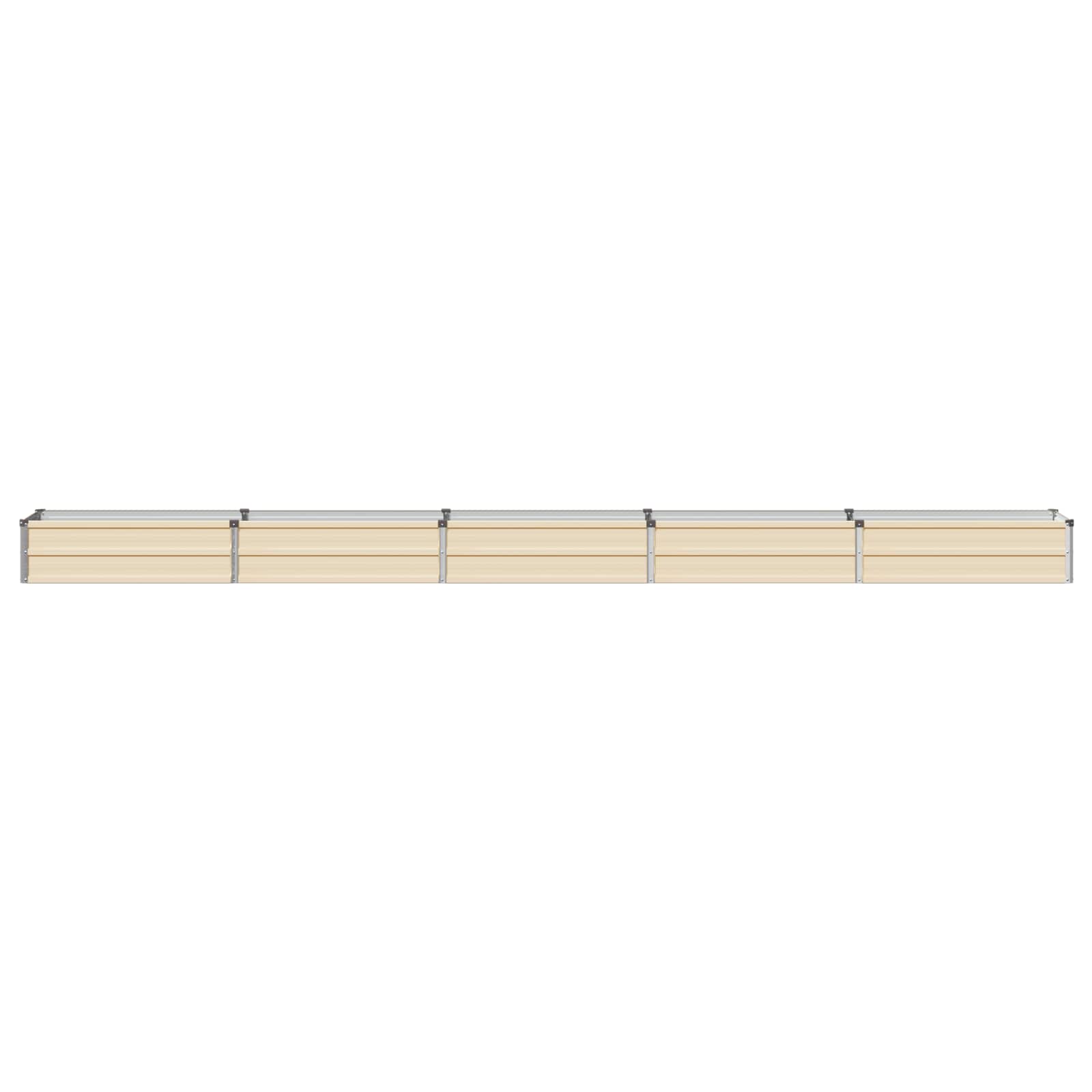 Verhoogd Tuinbed Ivoor 400 x 40 x 24 cm koudgewalst staal image 3