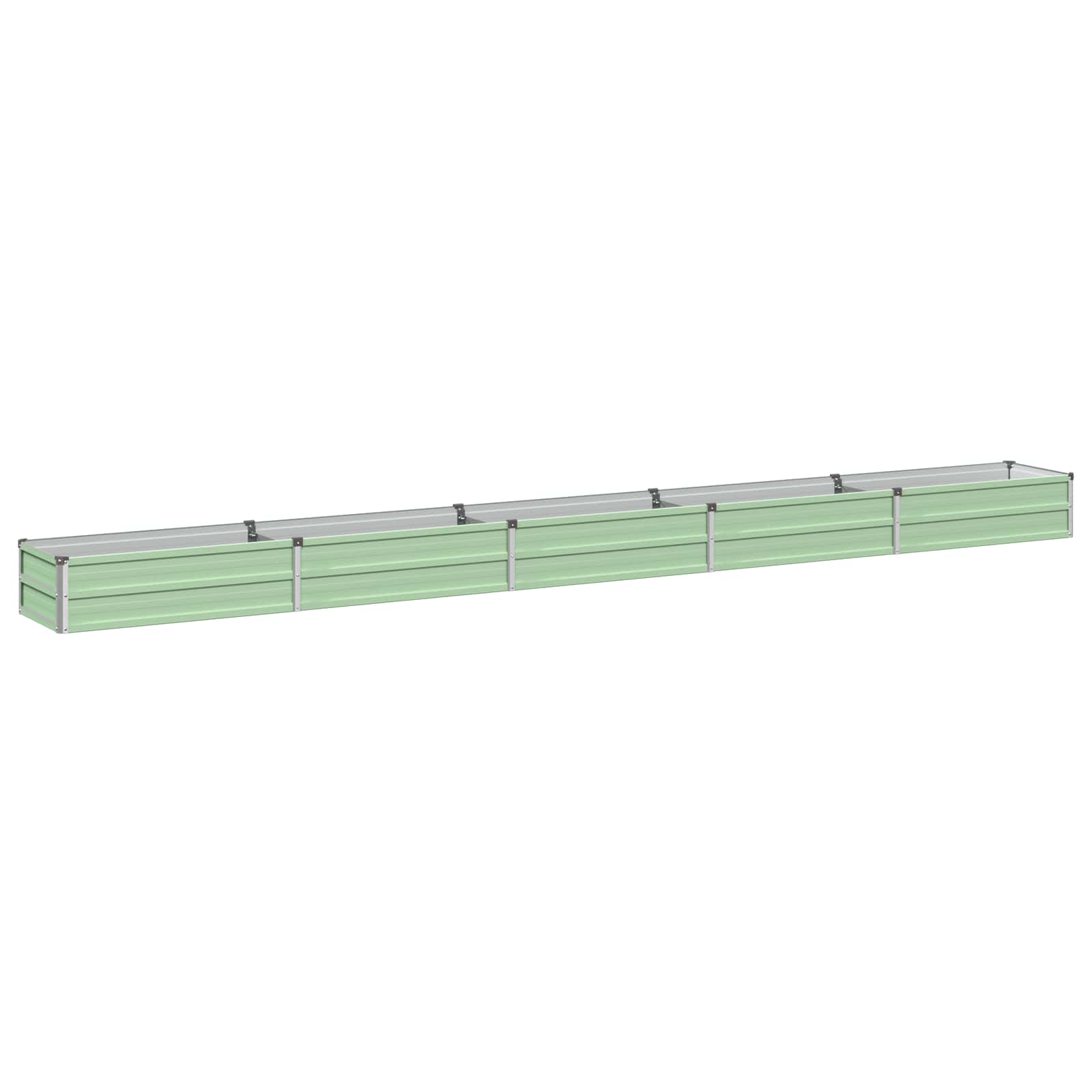 Verhoogd Tuinbed Pastelgroen 400 x 40 x 24 cm koudgewalst staal image 2