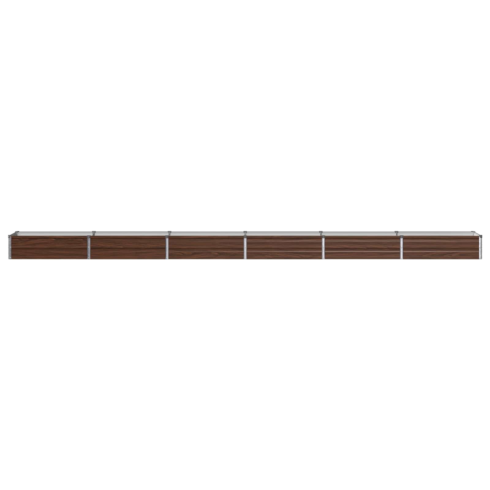 Verhoogd Tuinbed Zwart 480 x 40 x 24 cm koudgewalst staal image 3