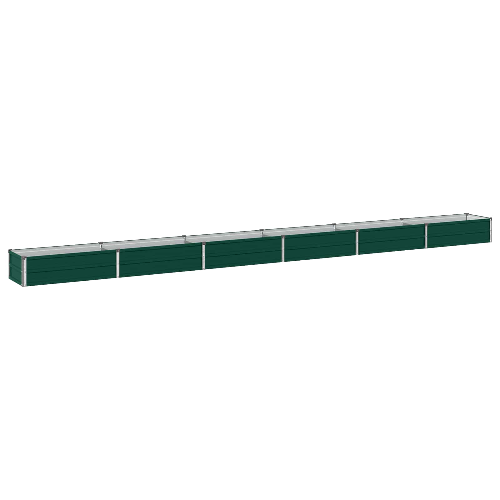 Verhoogd Tuinbed Groen 480 x 40 x 24 cm koudgewalst stalen image 2