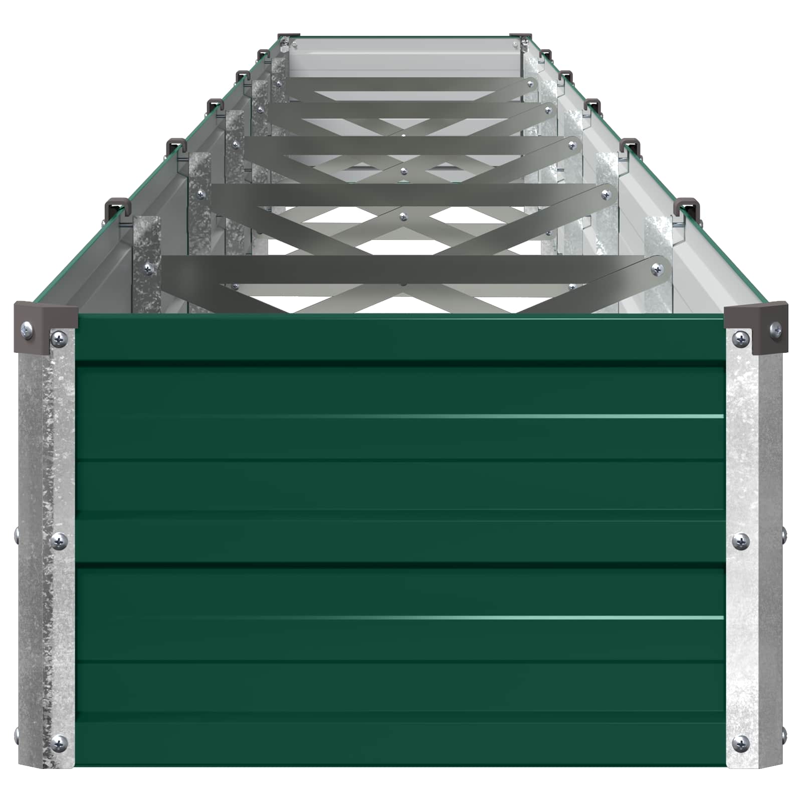 Verhoogd Tuinbed Groen 480 x 40 x 24 cm koudgewalst stalen image 4