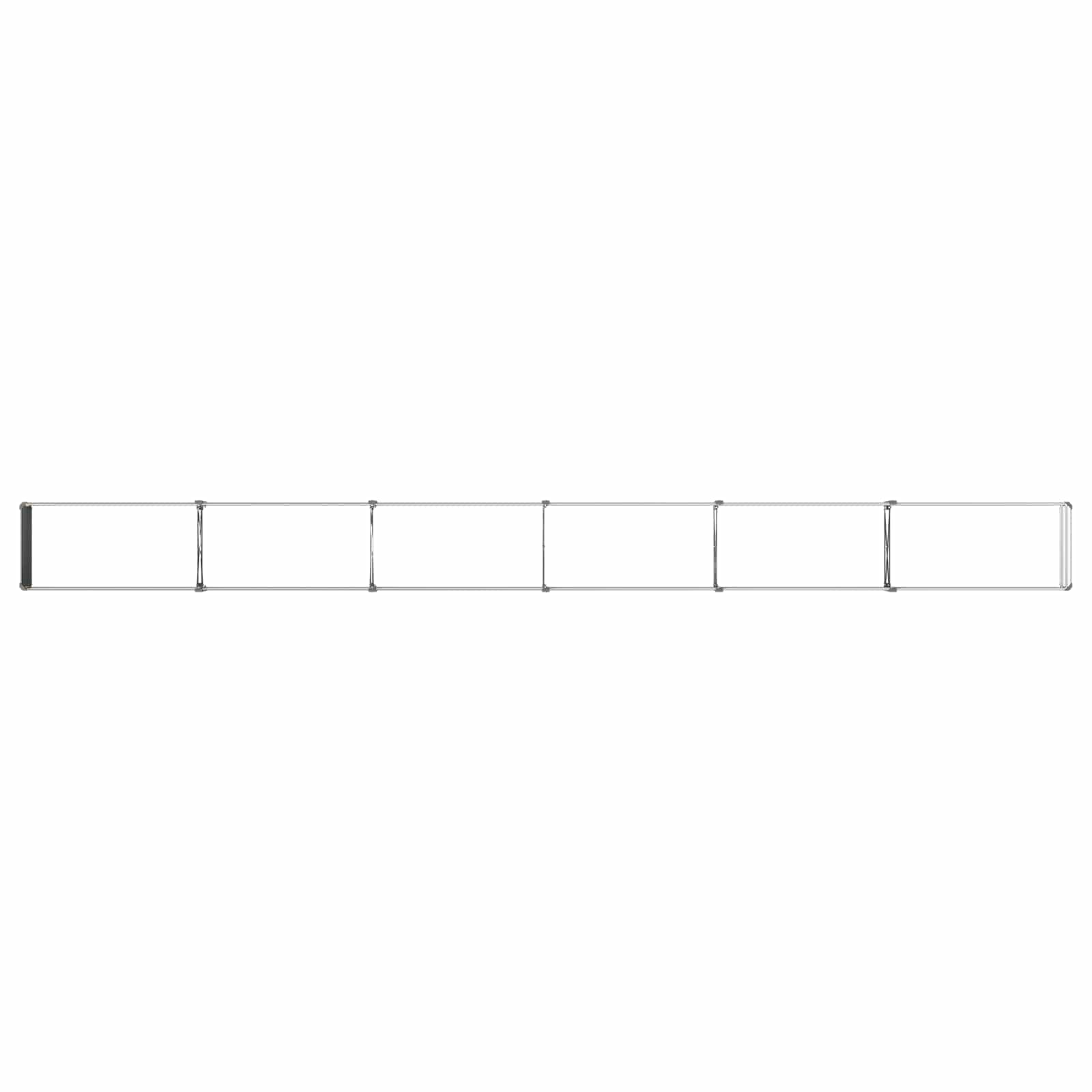 Verhoogd Tuinbed Grijs 480 x 40 x 24 cm koudgewalst staal image 4