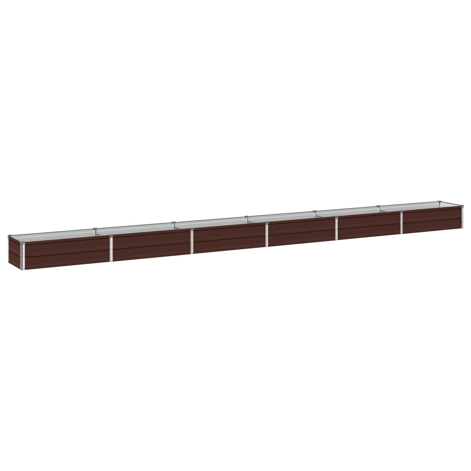 Verhoogd Tuinbed Bruin 480 x 40 x 24 cm koudgewalst staal image 2