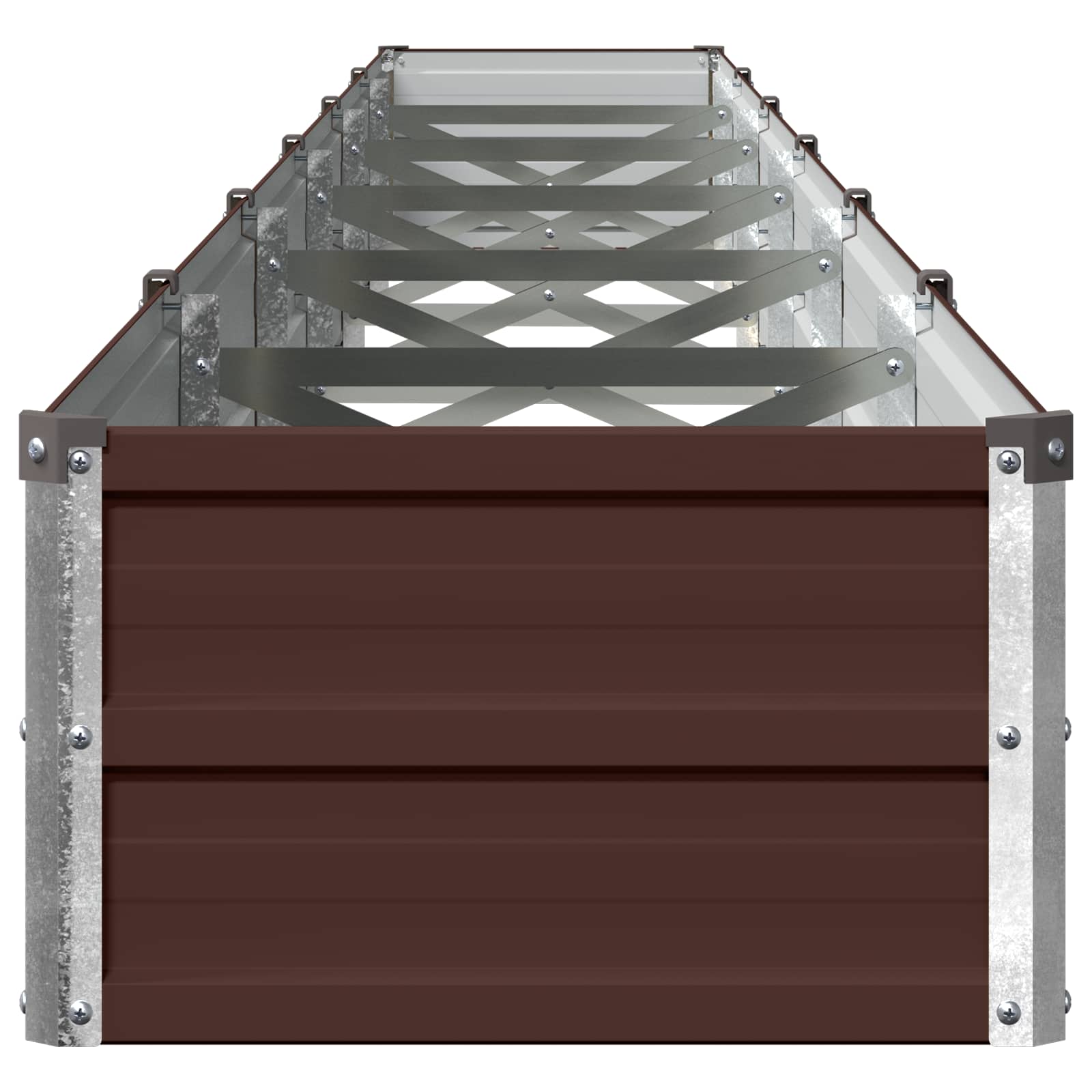Verhoogd Tuinbed Bruin 480 x 40 x 24 cm koudgewalst staal image 4