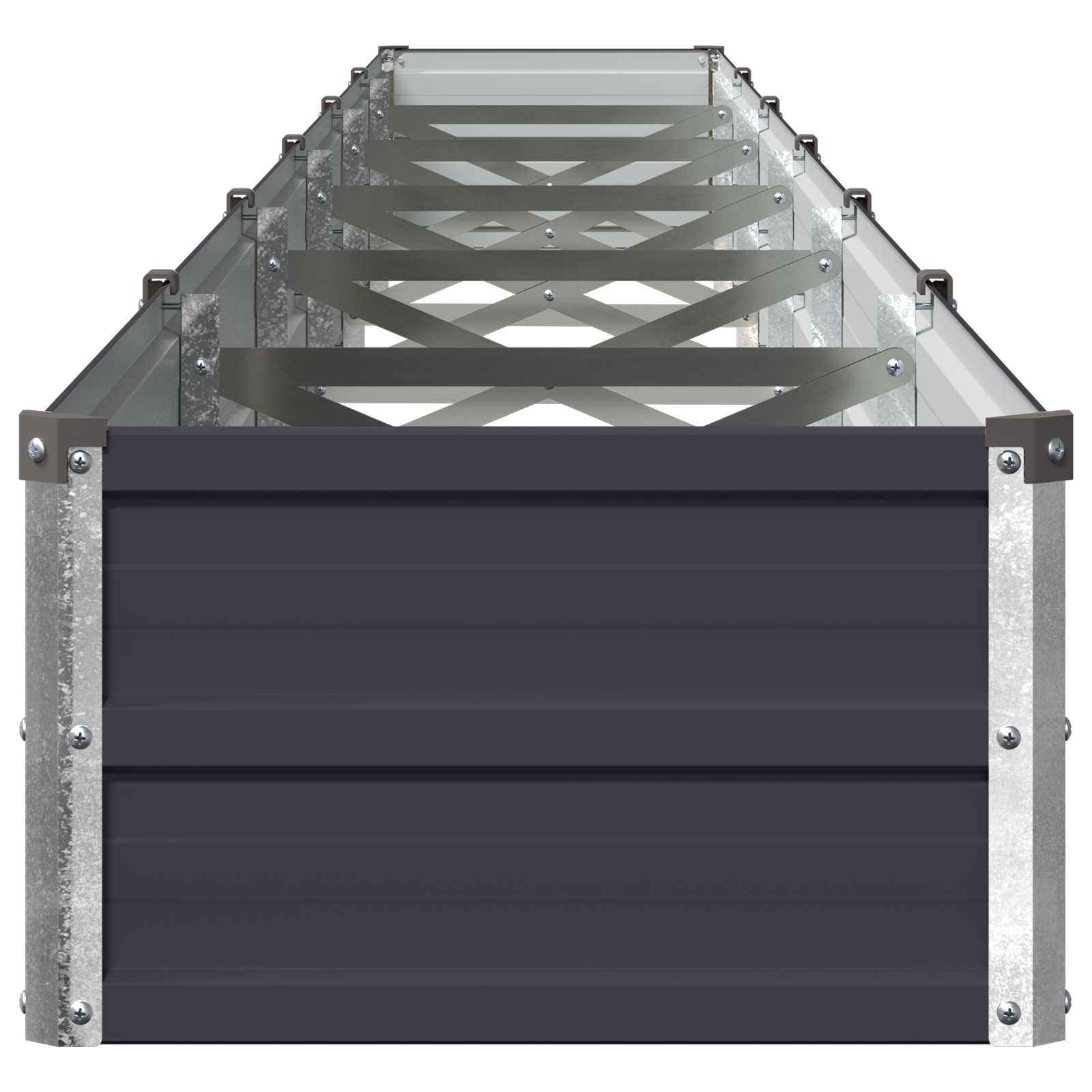 Verhoogd Tuinbed Antracietkleurig 480 x 40 x 24 cm image 4