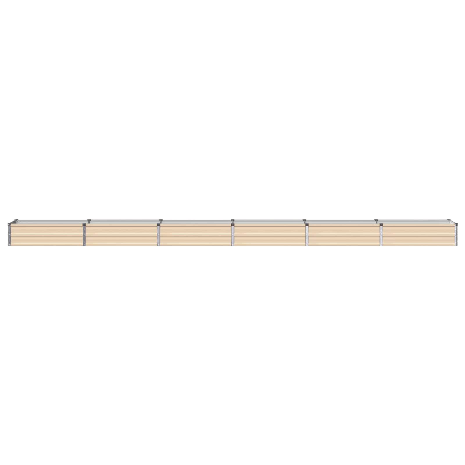 Verhoogd Tuinbed Ivoor 480 x 40 x 24 cm koudgewalst staal image 3