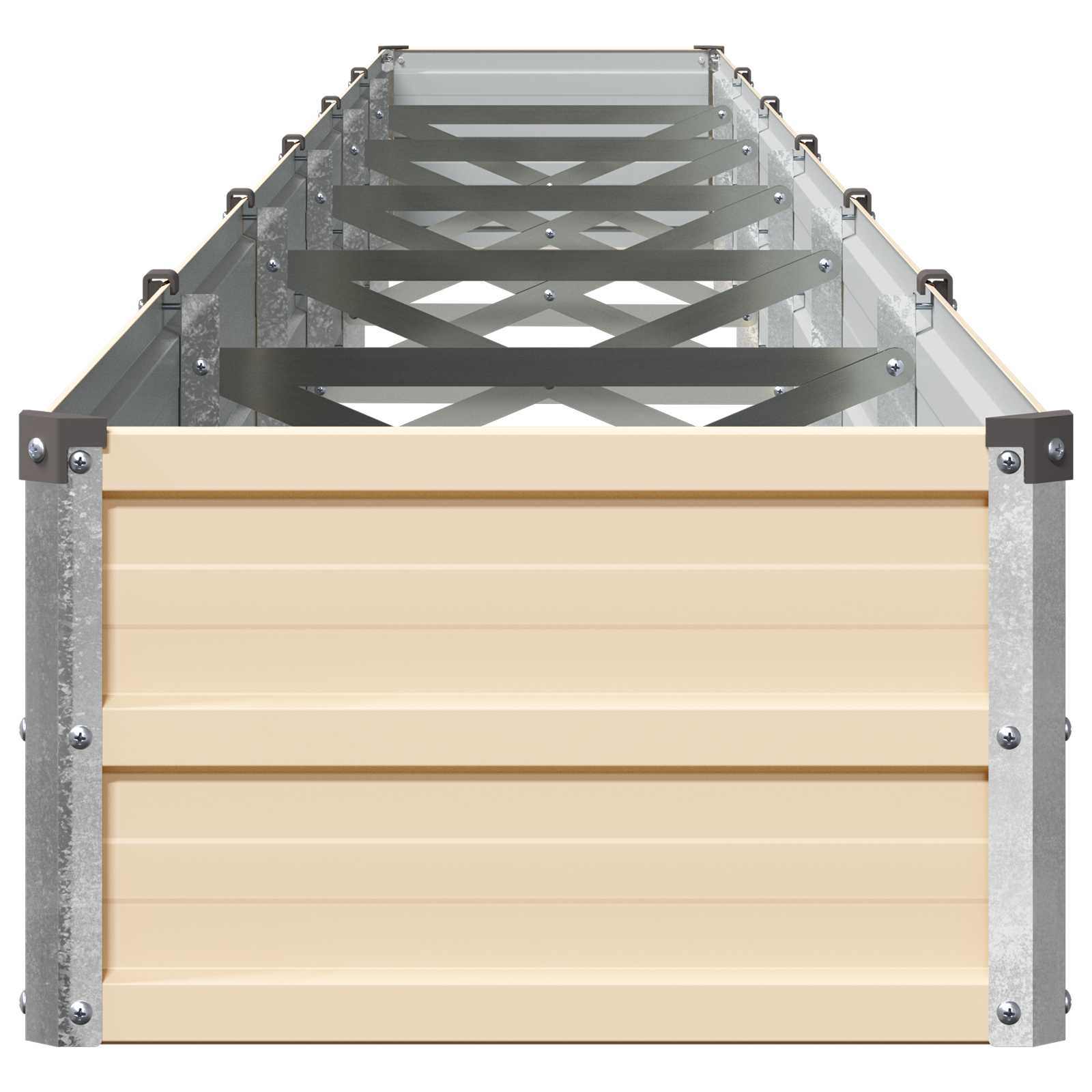 Verhoogd Tuinbed Ivoor 480 x 40 x 24 cm koudgewalst staal image 4