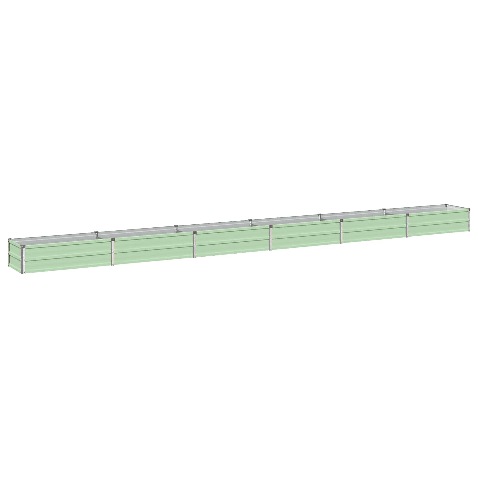 Verhoogd Tuinbed Pastelgroen 480 x 40 x 24 cm koudgewalst staal image 1
