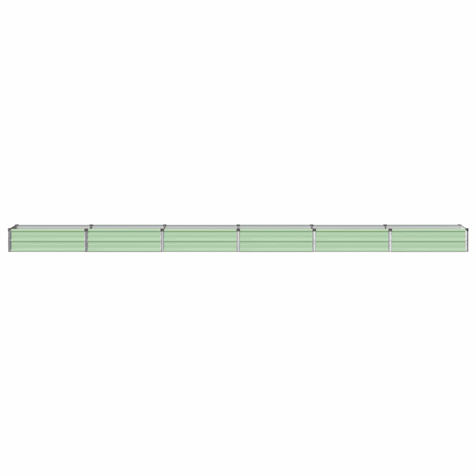Verhoogd Tuinbed Pastelgroen 480 x 40 x 24 cm koudgewalst staal image 2