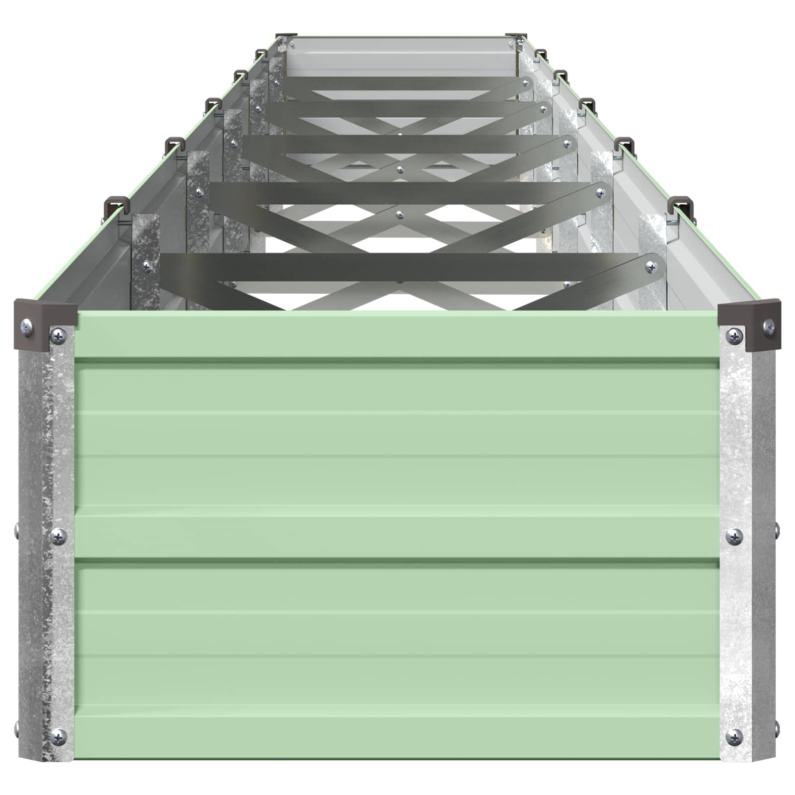 Verhoogd Tuinbed Pastelgroen 480 x 40 x 24 cm koudgewalst staal image 3