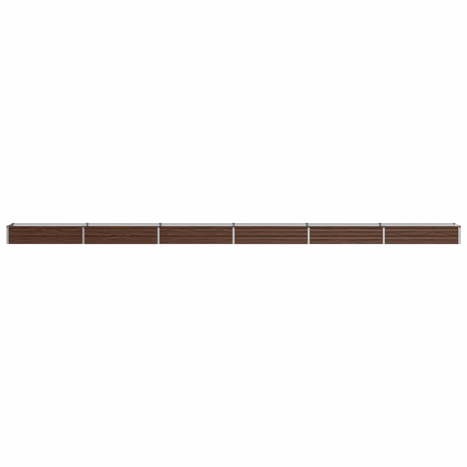 Verhoogd Tuinbed Zwart 600 x 40 x 24 cm koudgewalst staal image 2