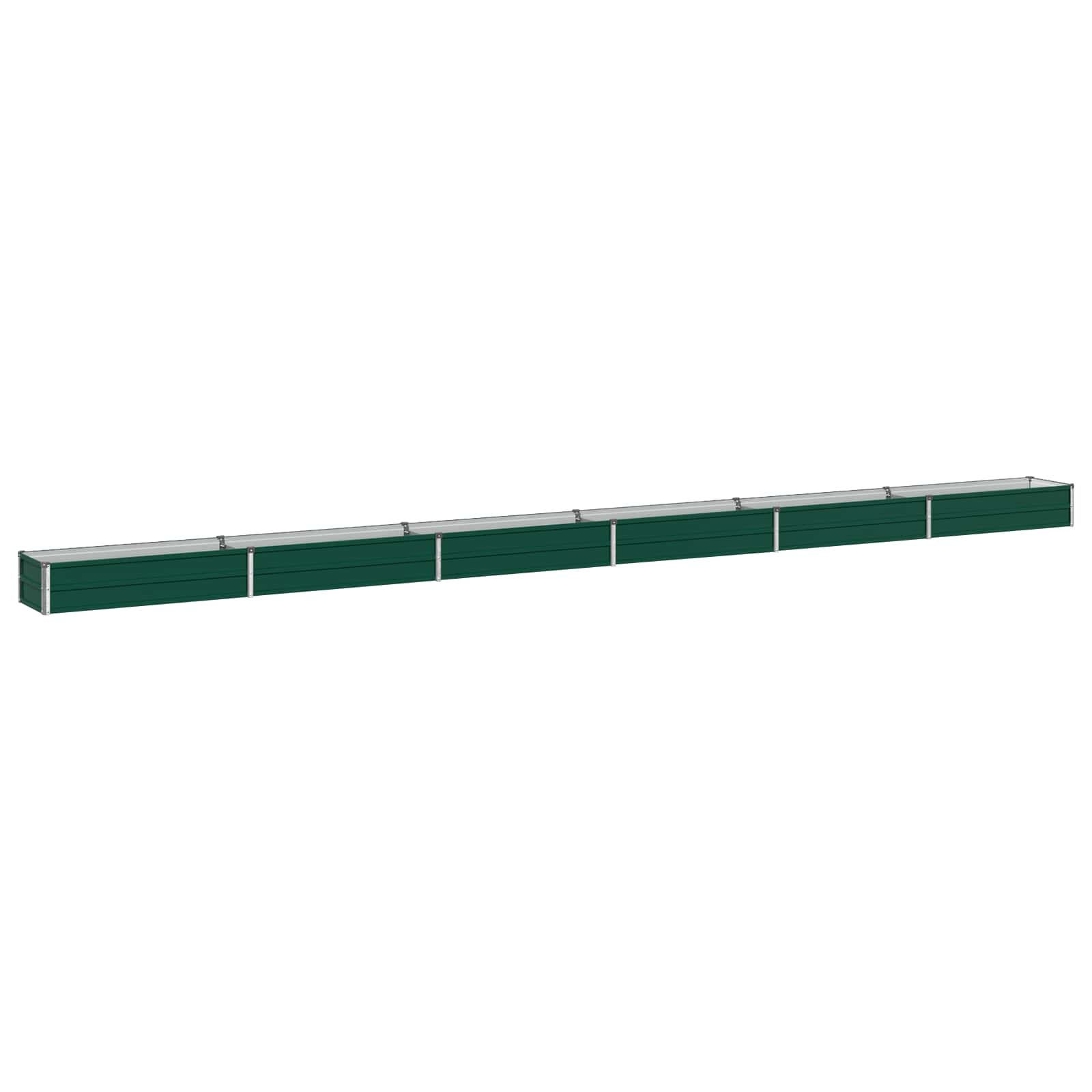 Verhoogd Tuinbed Groen 600 x 40 x 24 cm koudgewalst stalen image 1