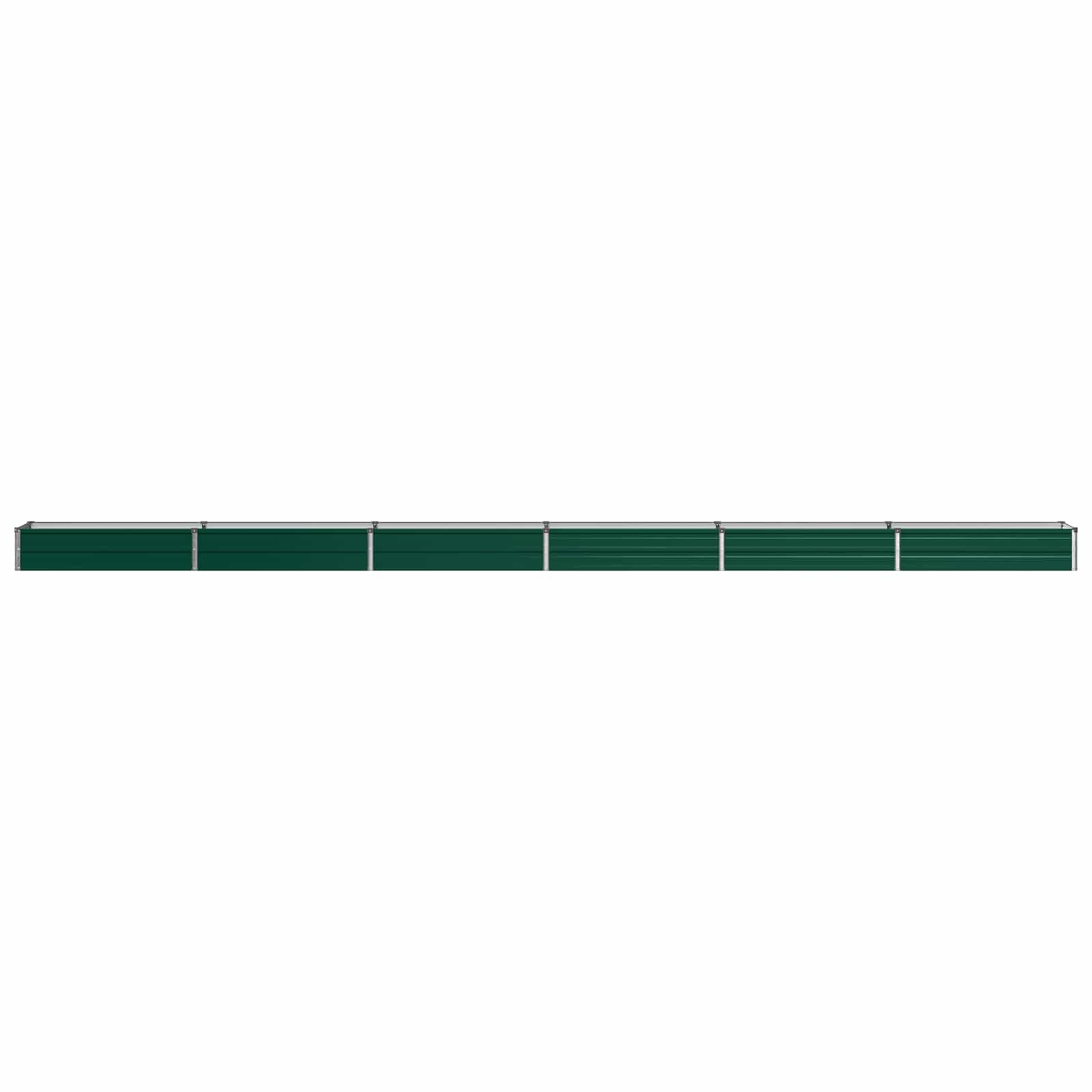 Verhoogd Tuinbed Groen 600 x 40 x 24 cm koudgewalst stalen image 2