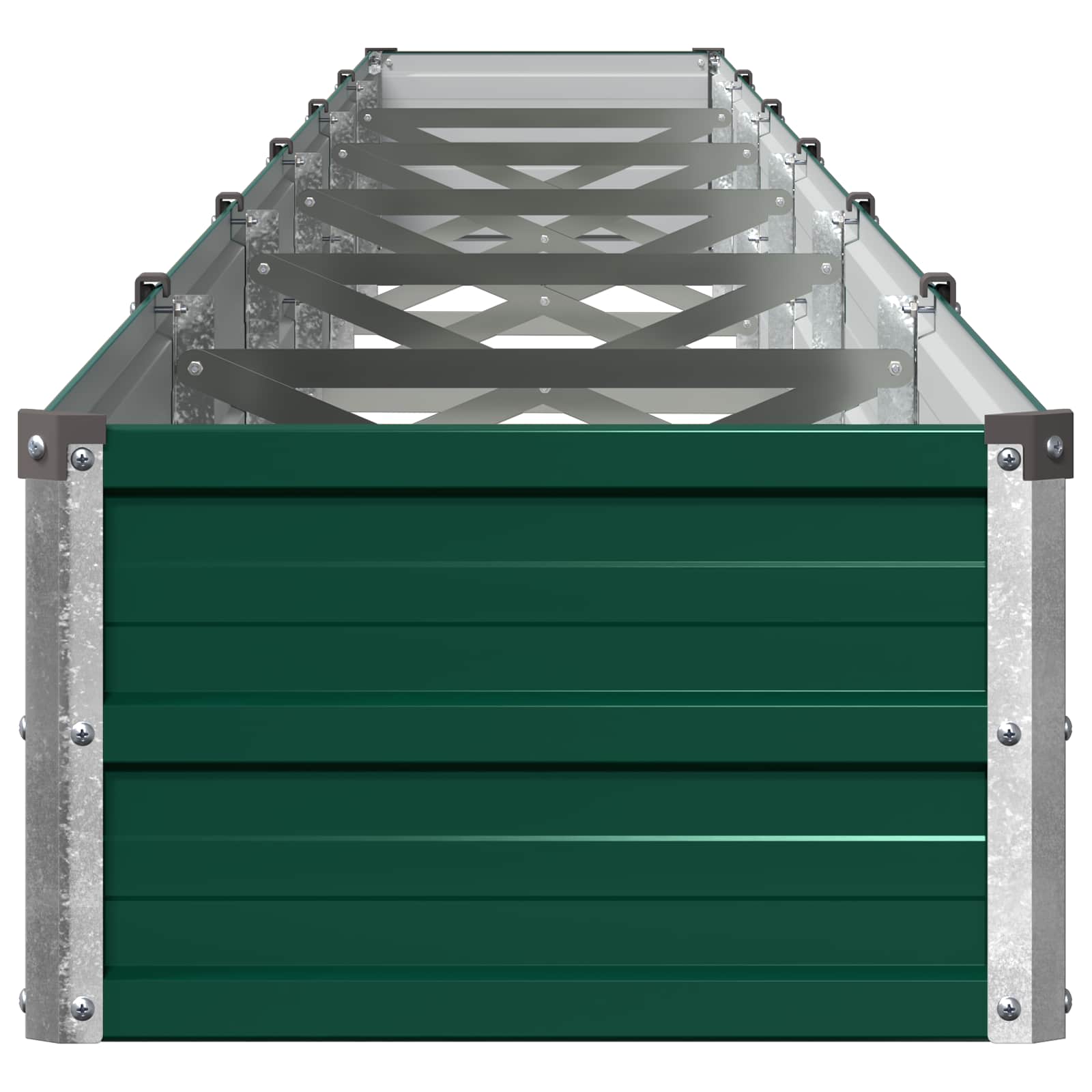 Verhoogd Tuinbed Groen 600 x 40 x 24 cm koudgewalst stalen image 3