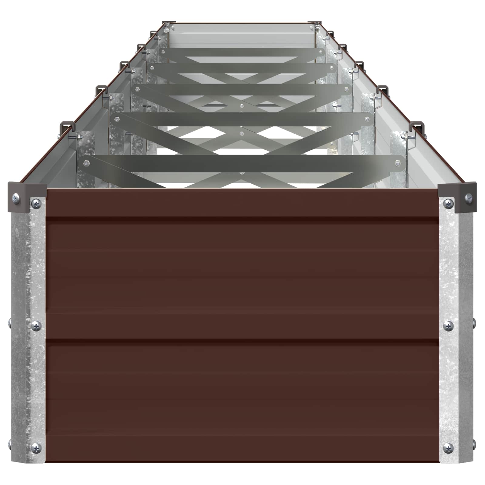 Verhoogd Tuinbed Bruin 600 x 40 x 24 cm koudgewalst staal image 3