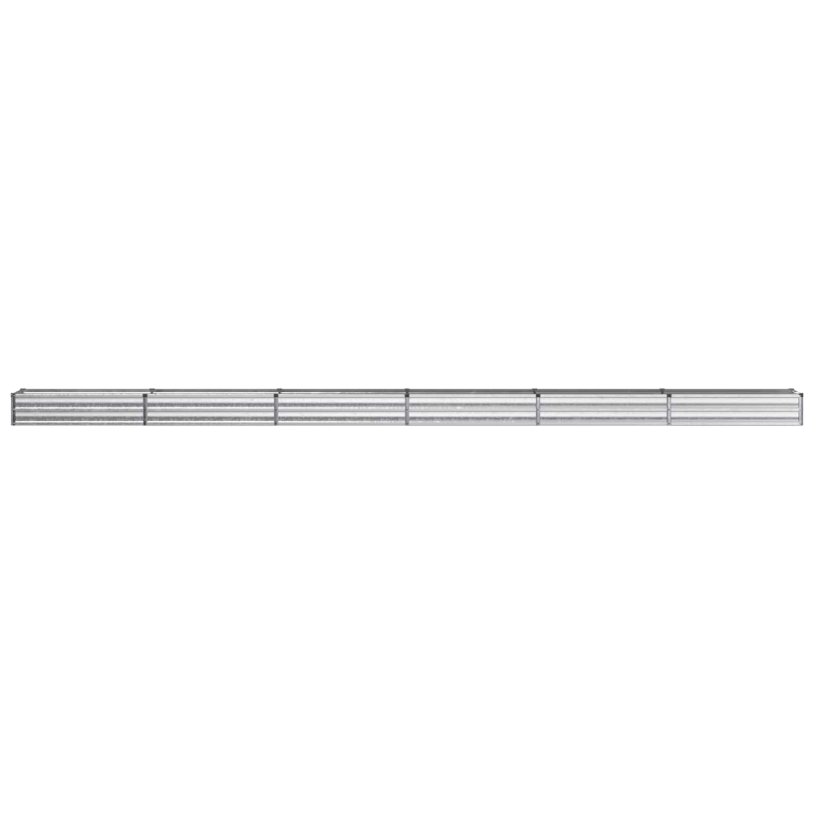 Verhoogd Tuinbed Zilverkleurig 600 x 40 x 24 cm gegalvaniseerd image 2