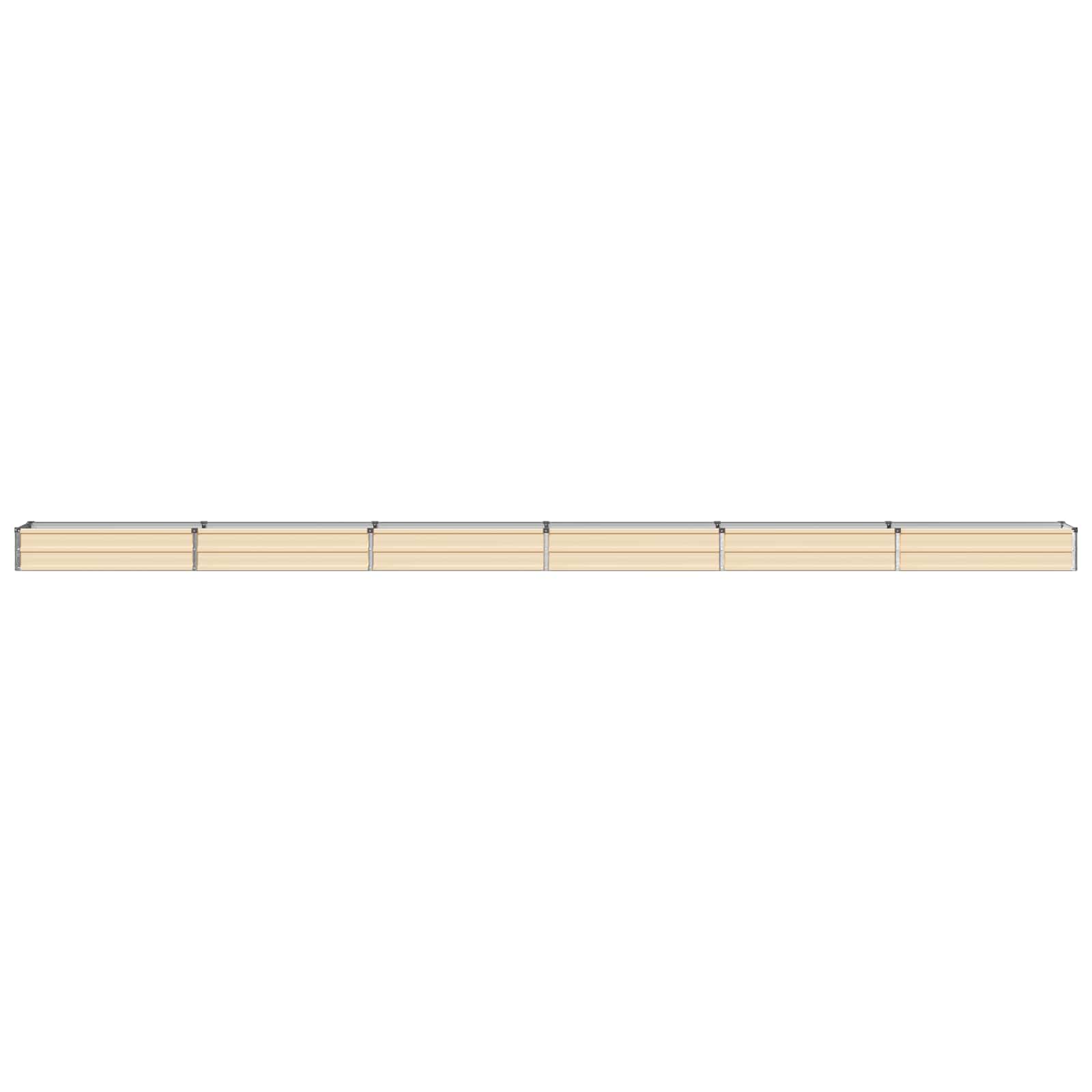 Verhoogd Tuinbed Ivoor 600 x 40 x 24 cm koudgewalst staal image 2