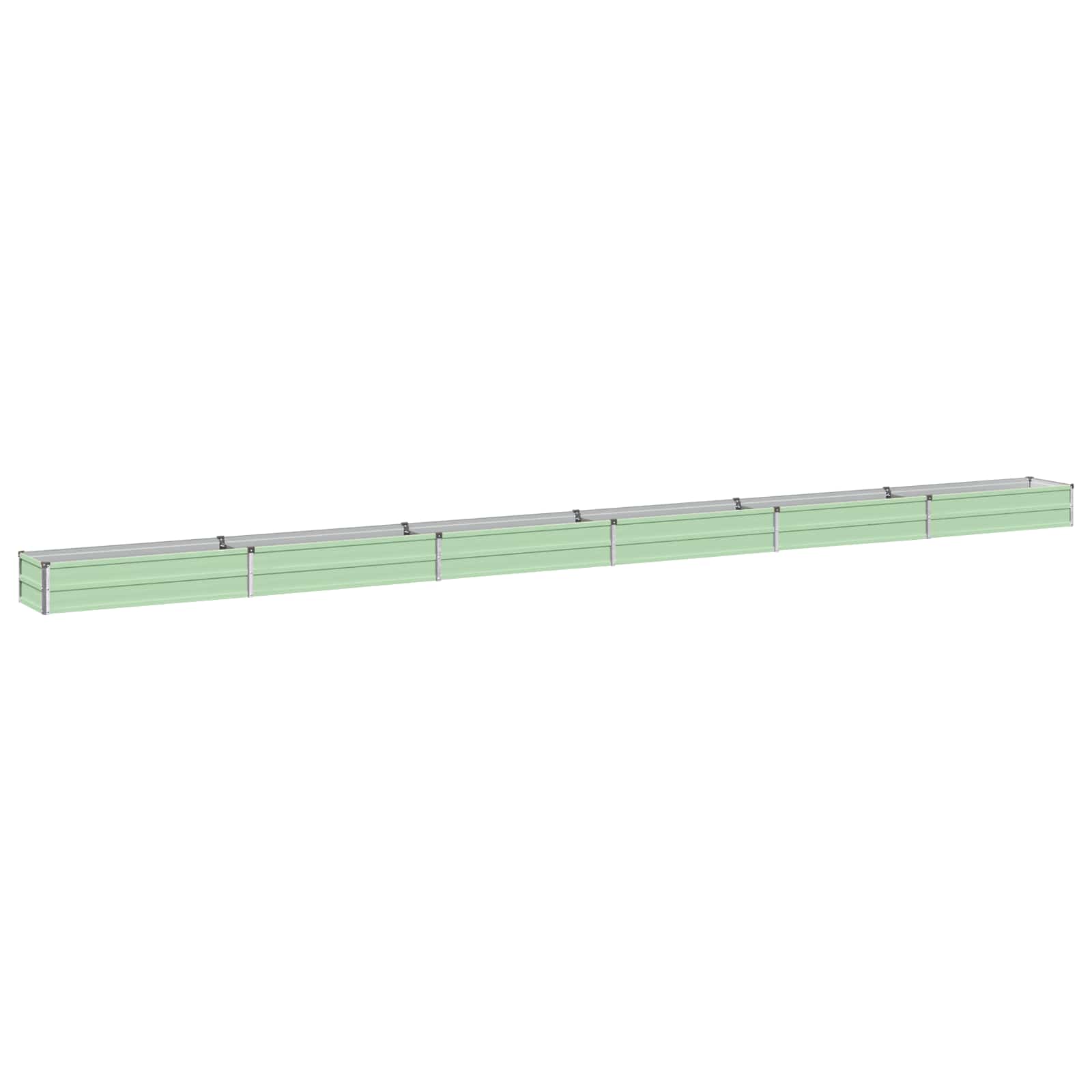 Verhoogd Tuinbed Pastelgroen 600 x 40 x 24 cm koudgewalst staal image 1