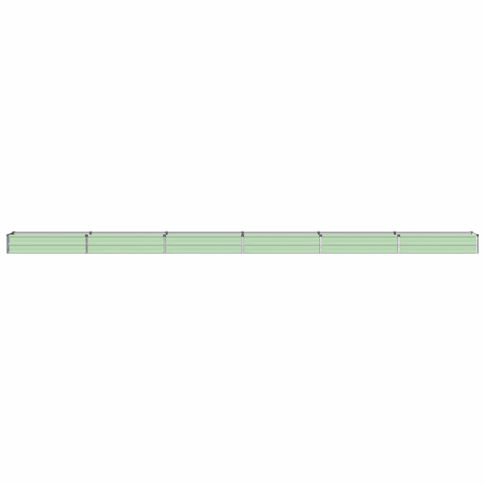 Verhoogd Tuinbed Pastelgroen 600 x 40 x 24 cm koudgewalst staal image 2
