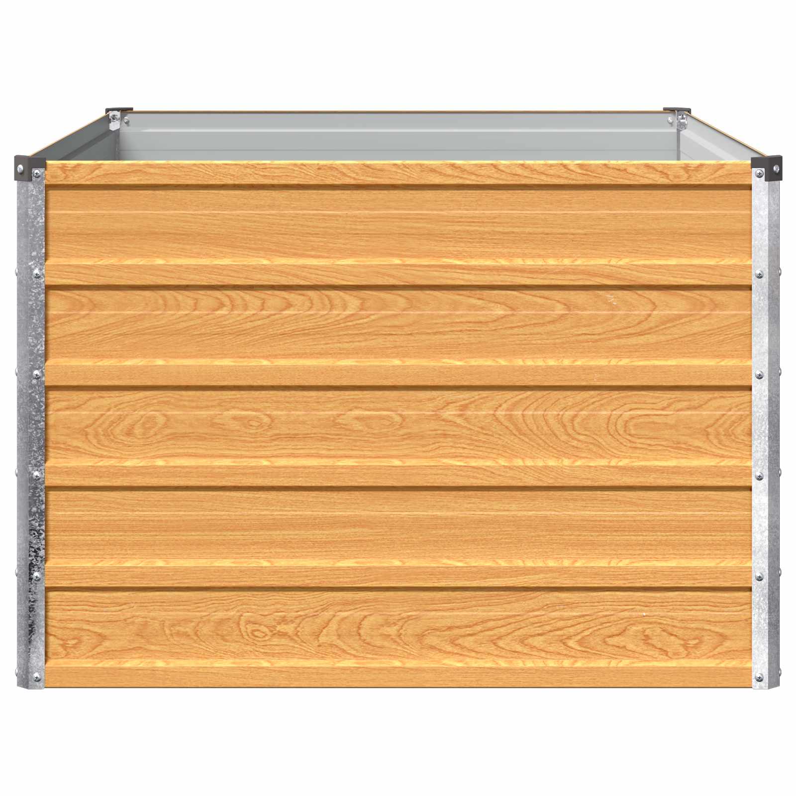 Verhoogd Tuinbed Naturel 100 x 80 x 55 cm koudgewalst staal image 4