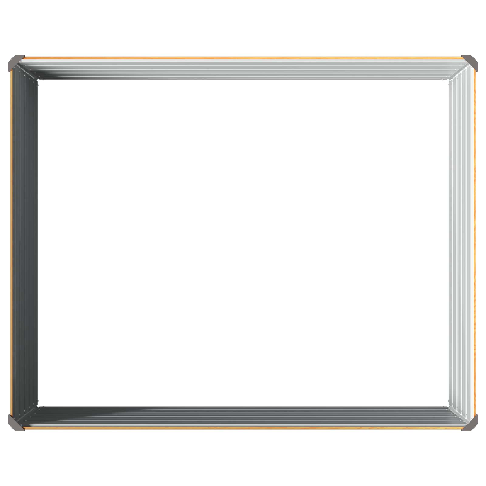 Verhoogd Tuinbed Naturel 100 x 80 x 55 cm koudgewalst staal image 5