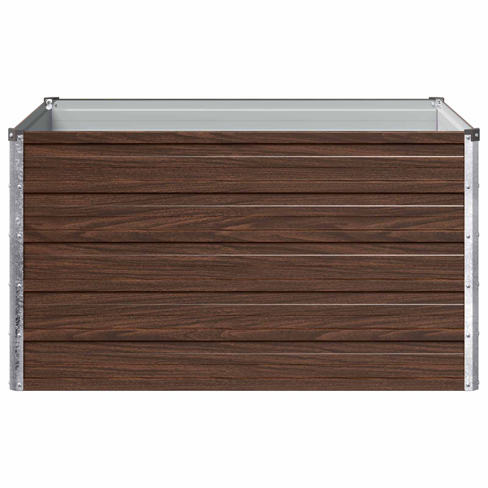 Verhoogd Tuinbed Zwart 100 x 80 x 55 cm koudgewalst staal image 3