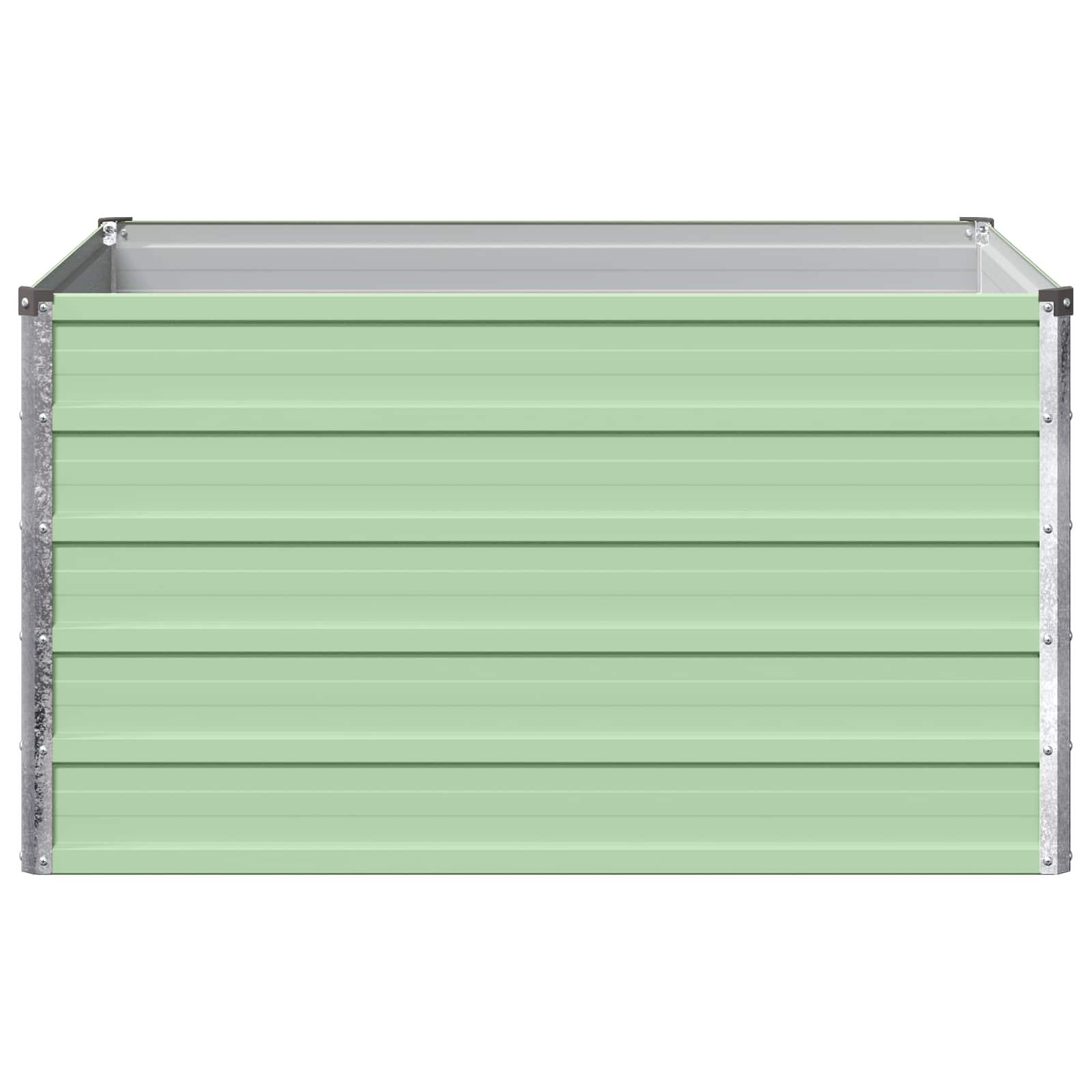 Verhoogd Tuinbed Pastelgroen 100 x 80 x 55 cm koudgewalst staal image 3